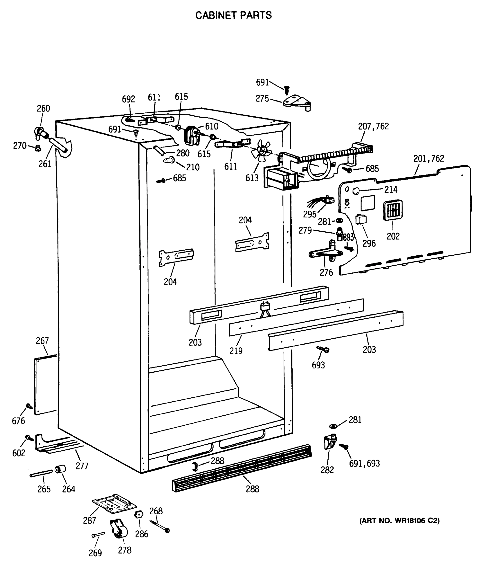 CABINET PARTS