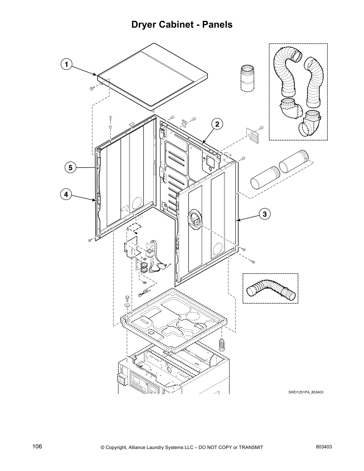 Dryer Cabinet - Panels