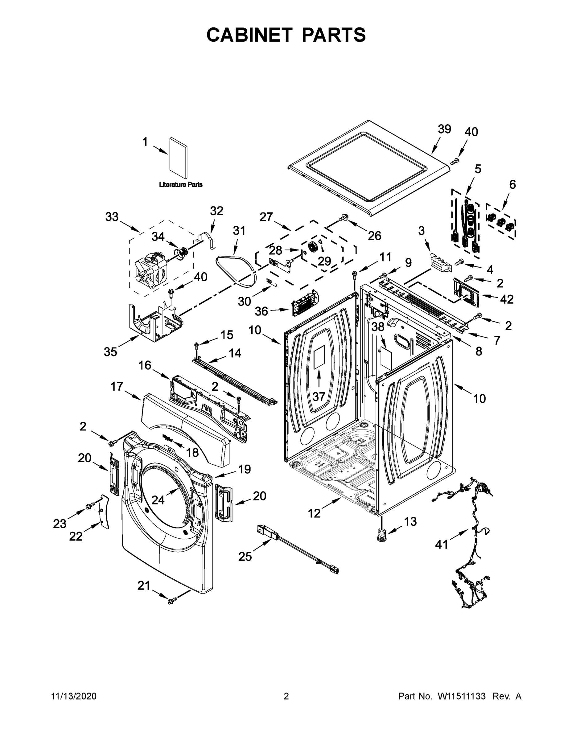 02 - CABINET PARTS