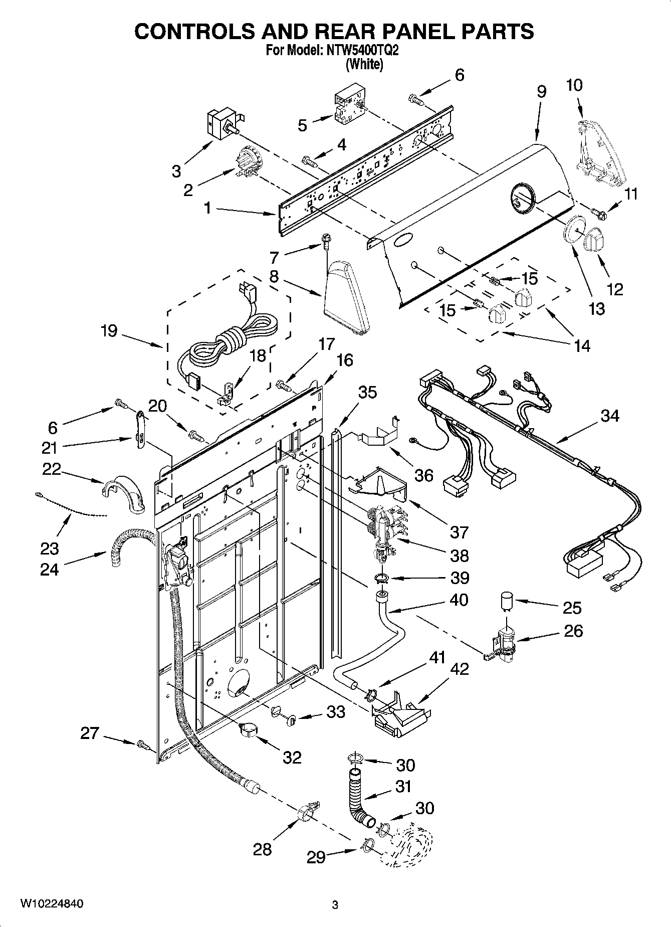 02 - CONTROLS AND REAR PANEL PARTS