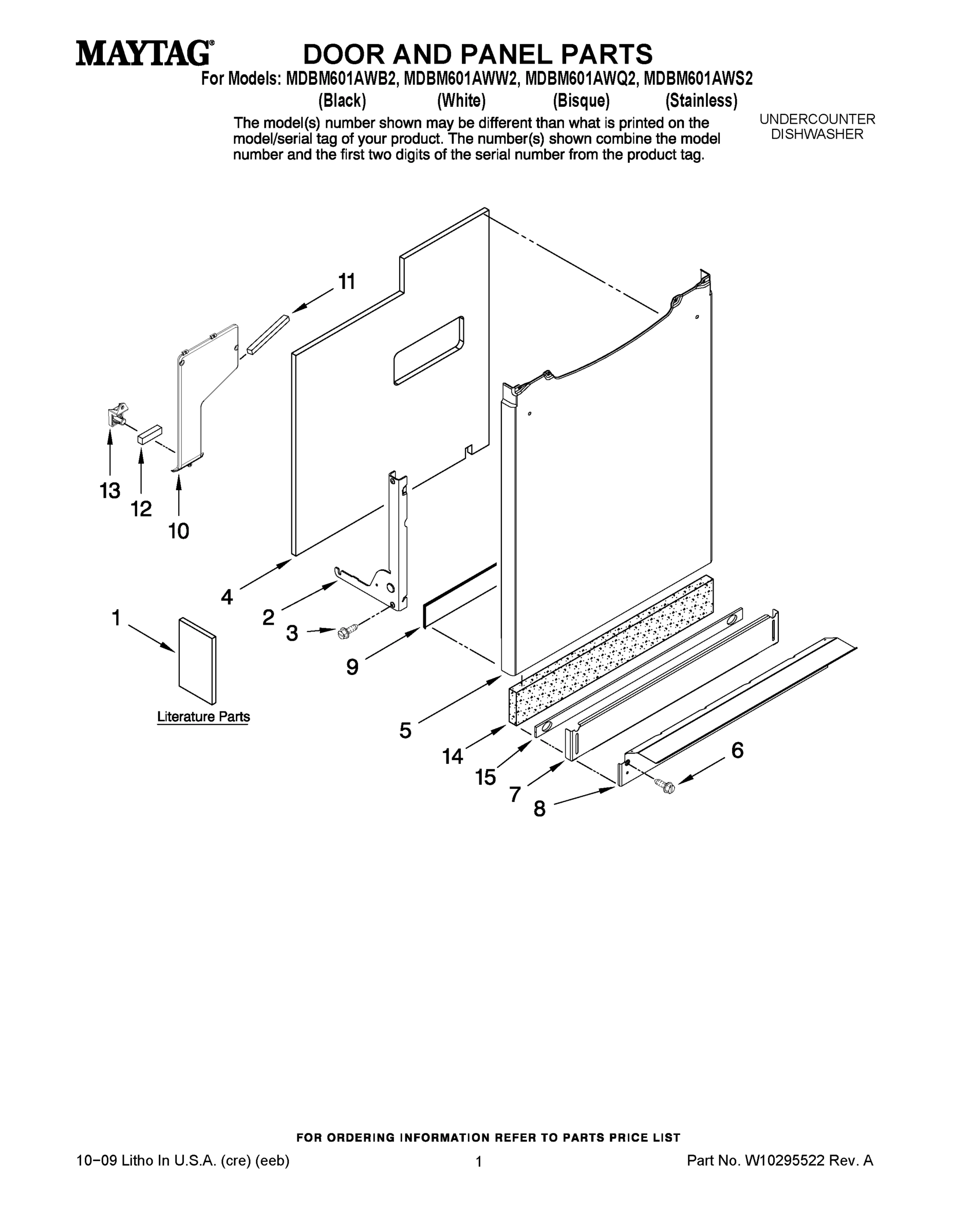 01 - DOOR AND PANEL PARTS