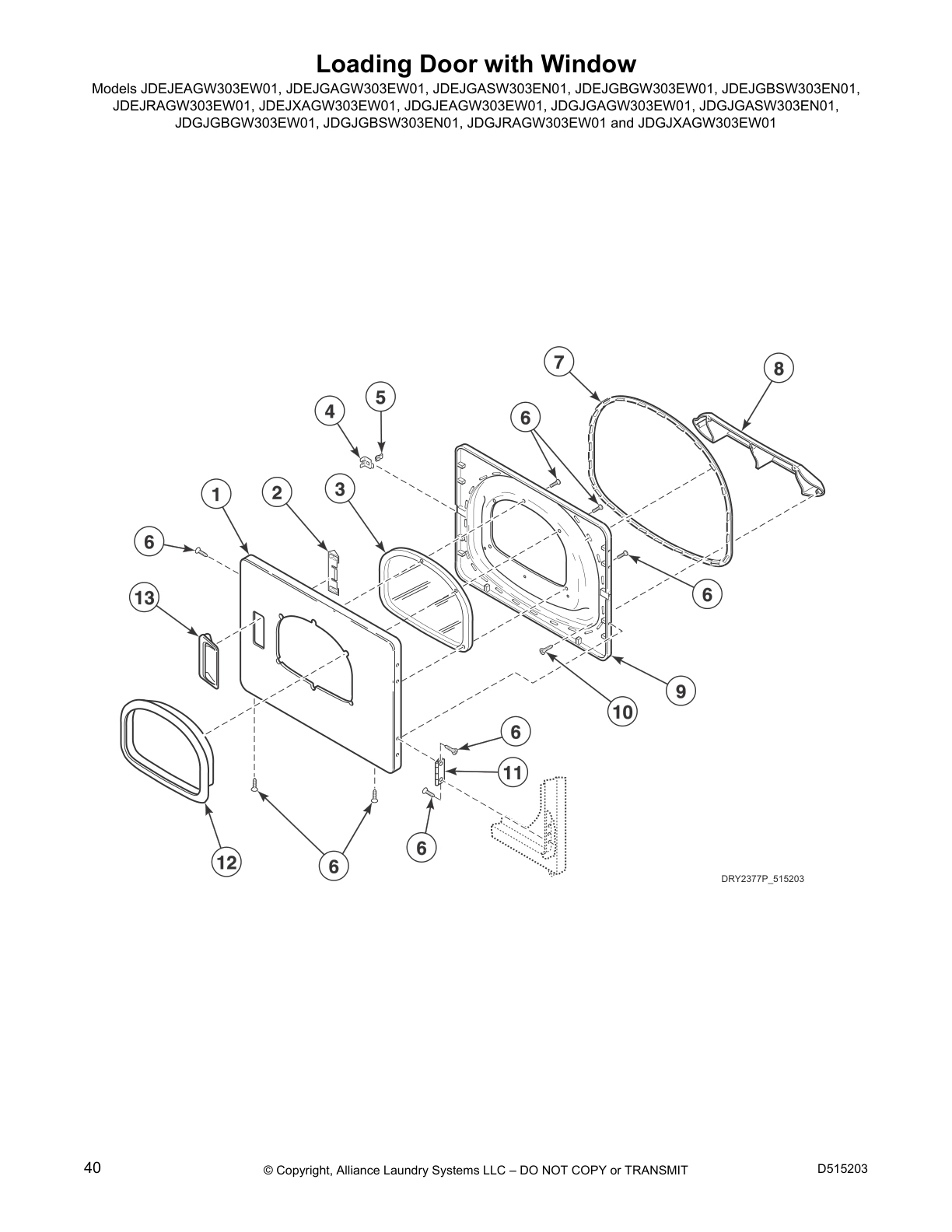 Loading Door with Window