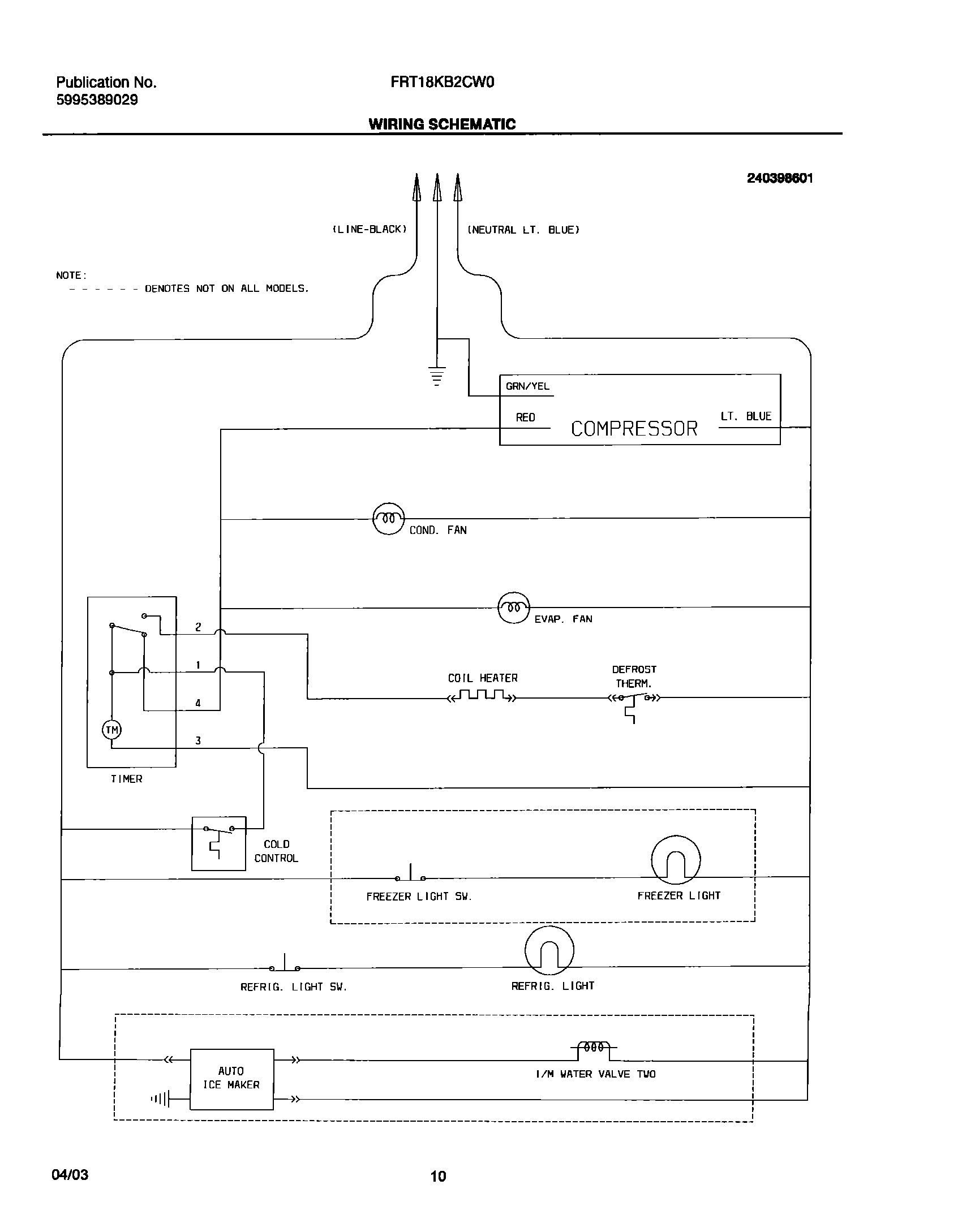 10 - WIRING SCHEMATIC
