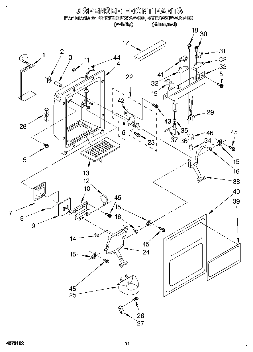 08 - DISPENSER FRONT