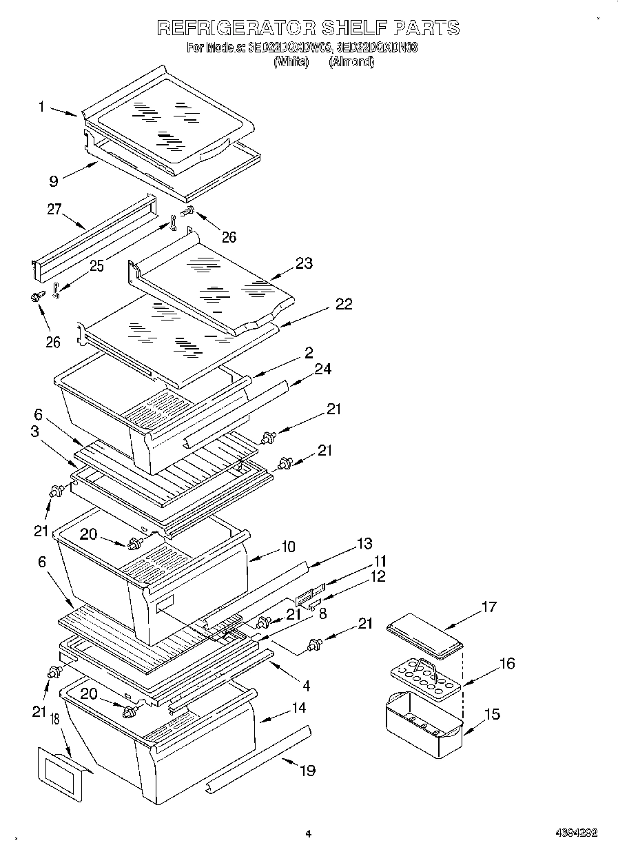 03 - REFRIGERATOR SHELF