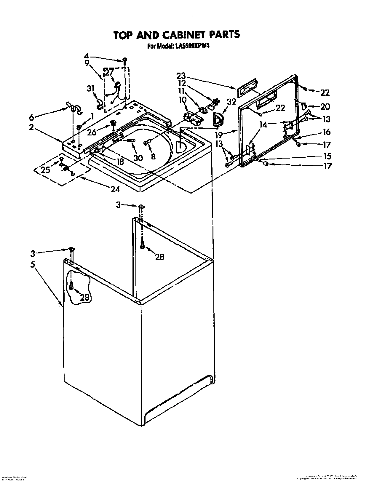 02 - TOP AND CABINET, LIT/OPTIONAL