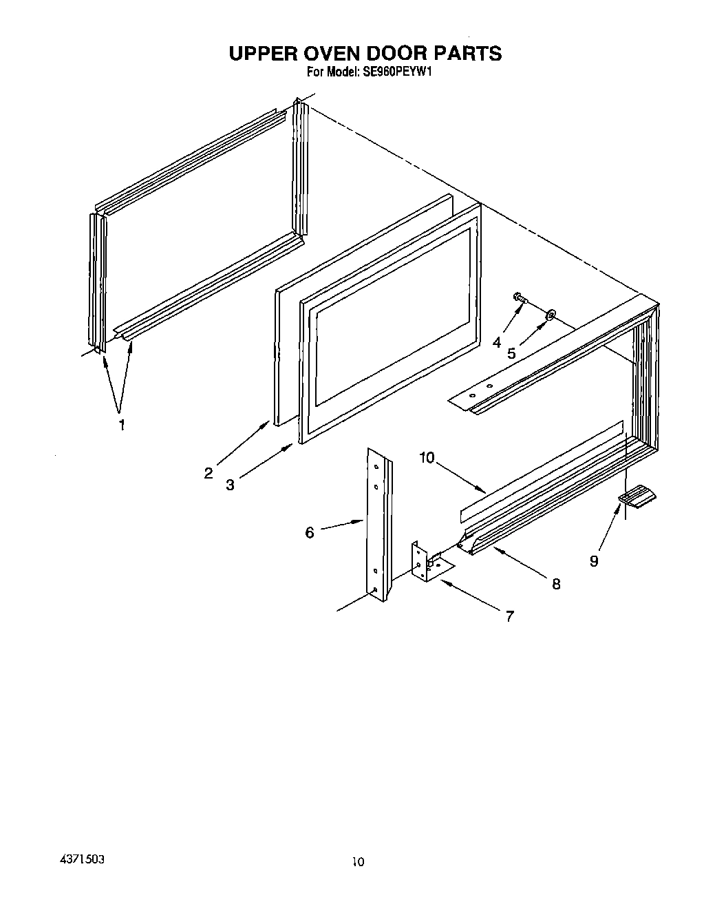 08 - UPPER OVEN DOOR