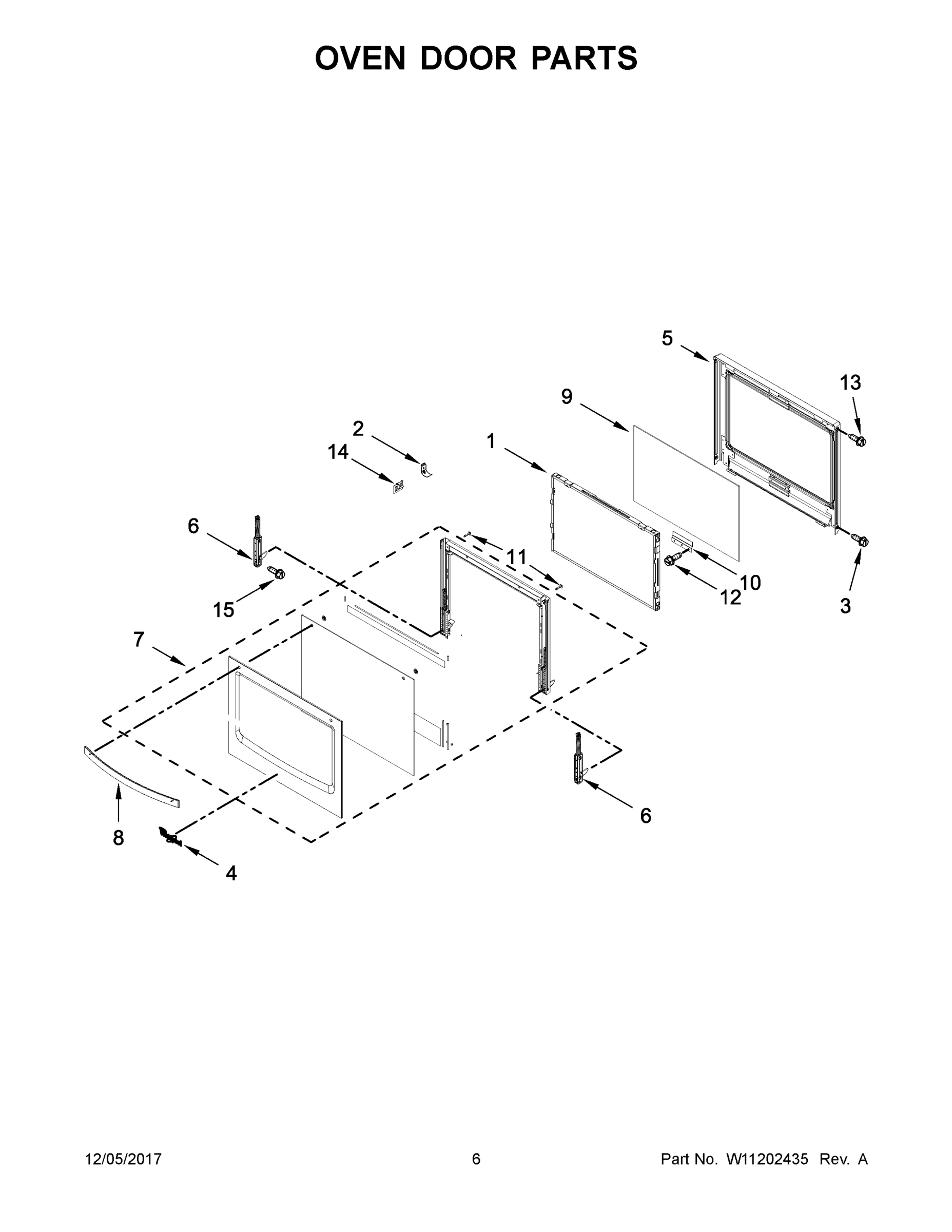 04 - OVEN DOOR PARTS
