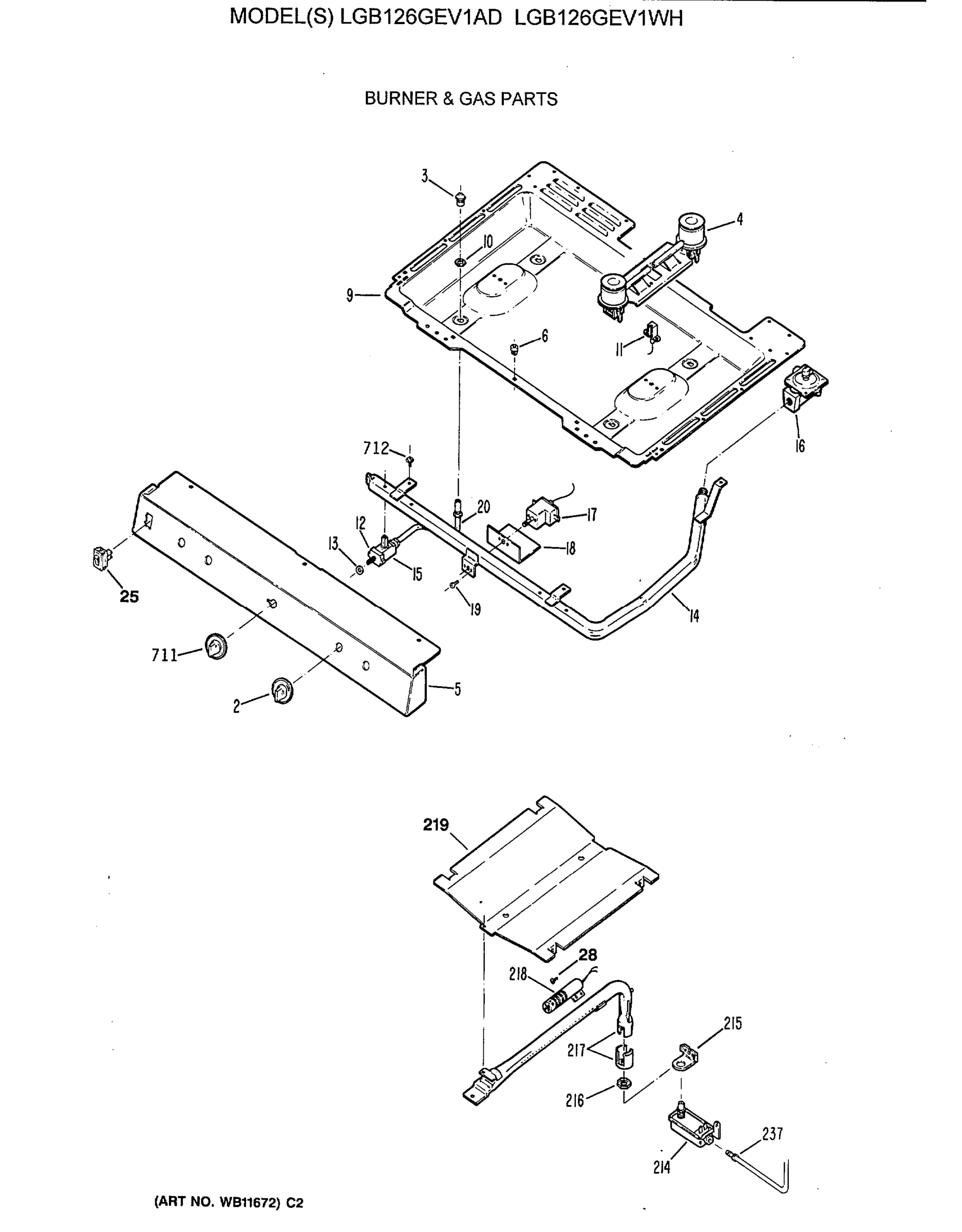 BURNER & GAS PARTS