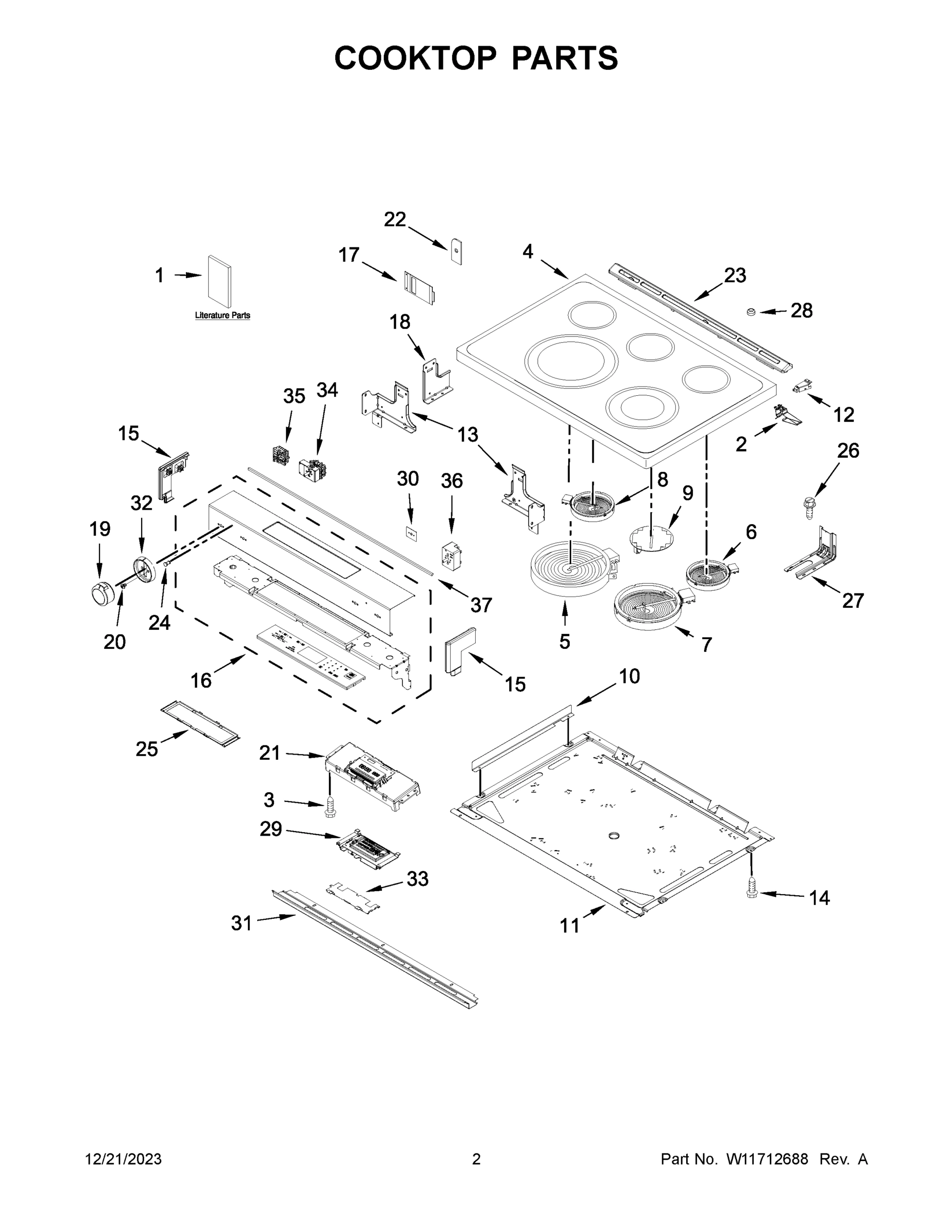 02 - COOKTOP PARTS