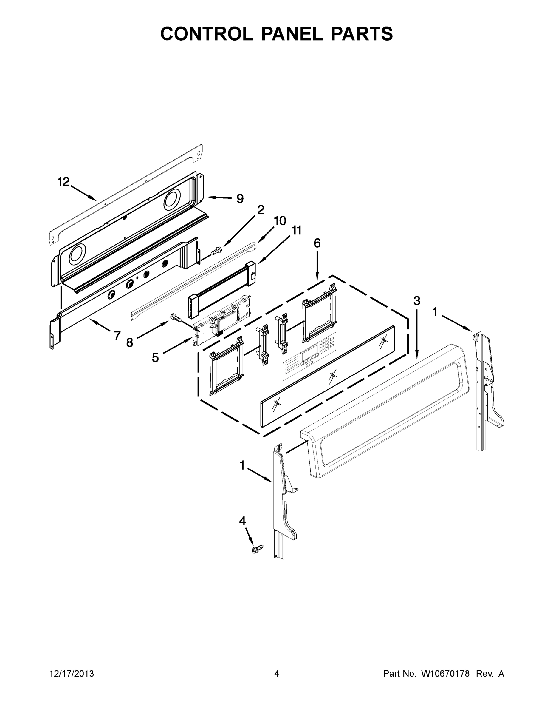 03 - CONTROL PANEL PARTS