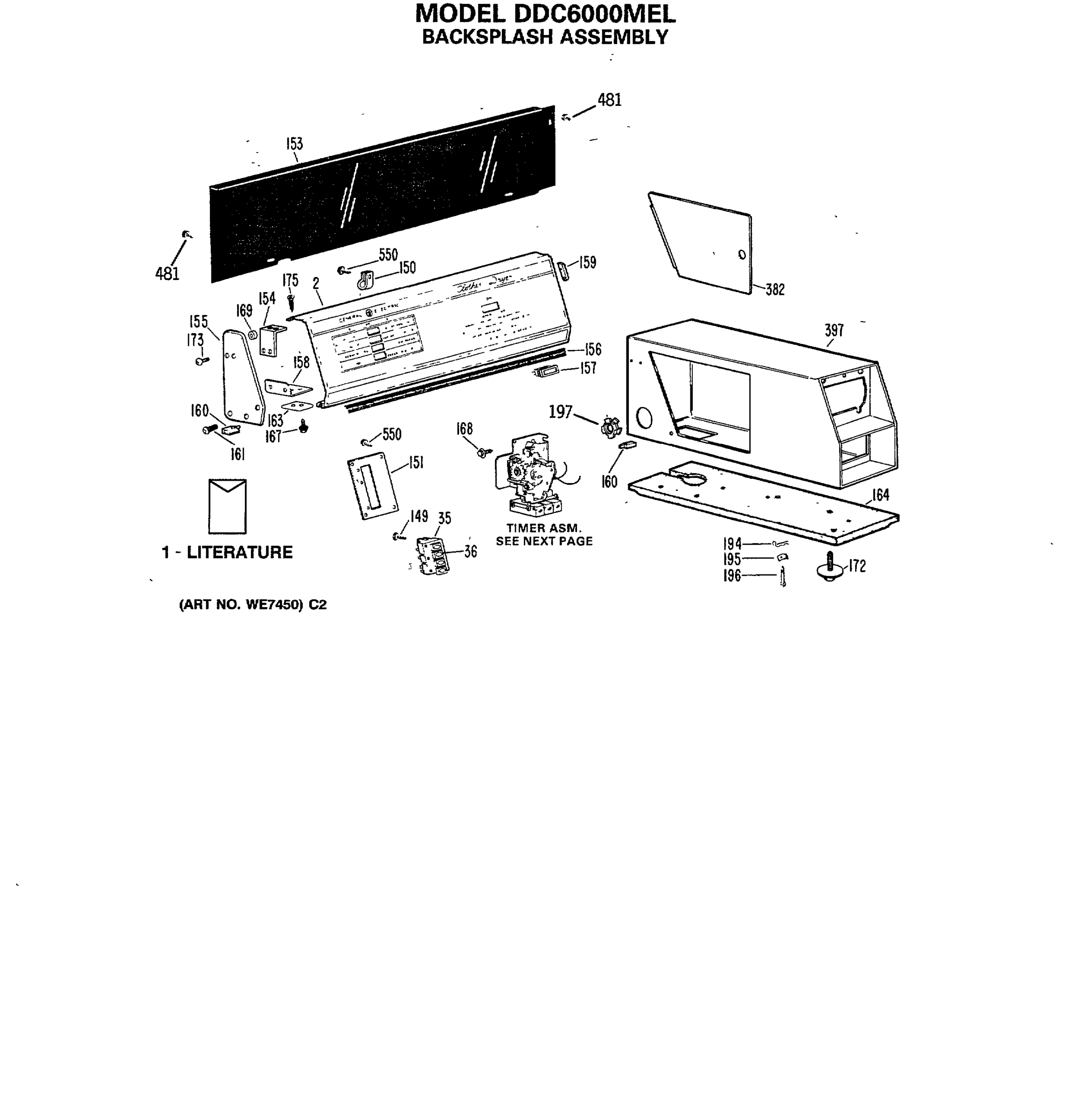 BACKSPLASH ASSEMBLY