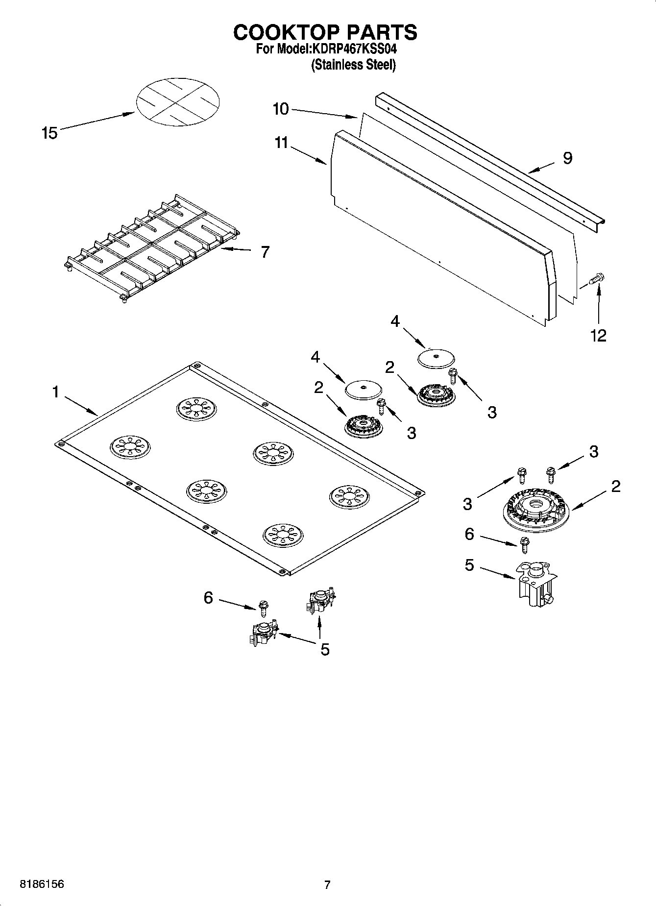 06 - COOKTOP PARTS