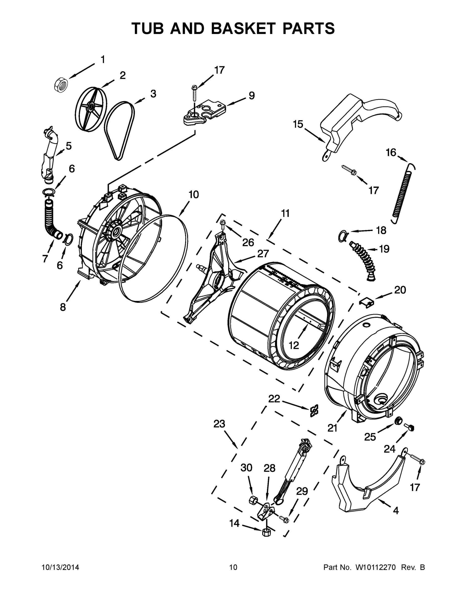 06 - TUB AND BASKET PARTS