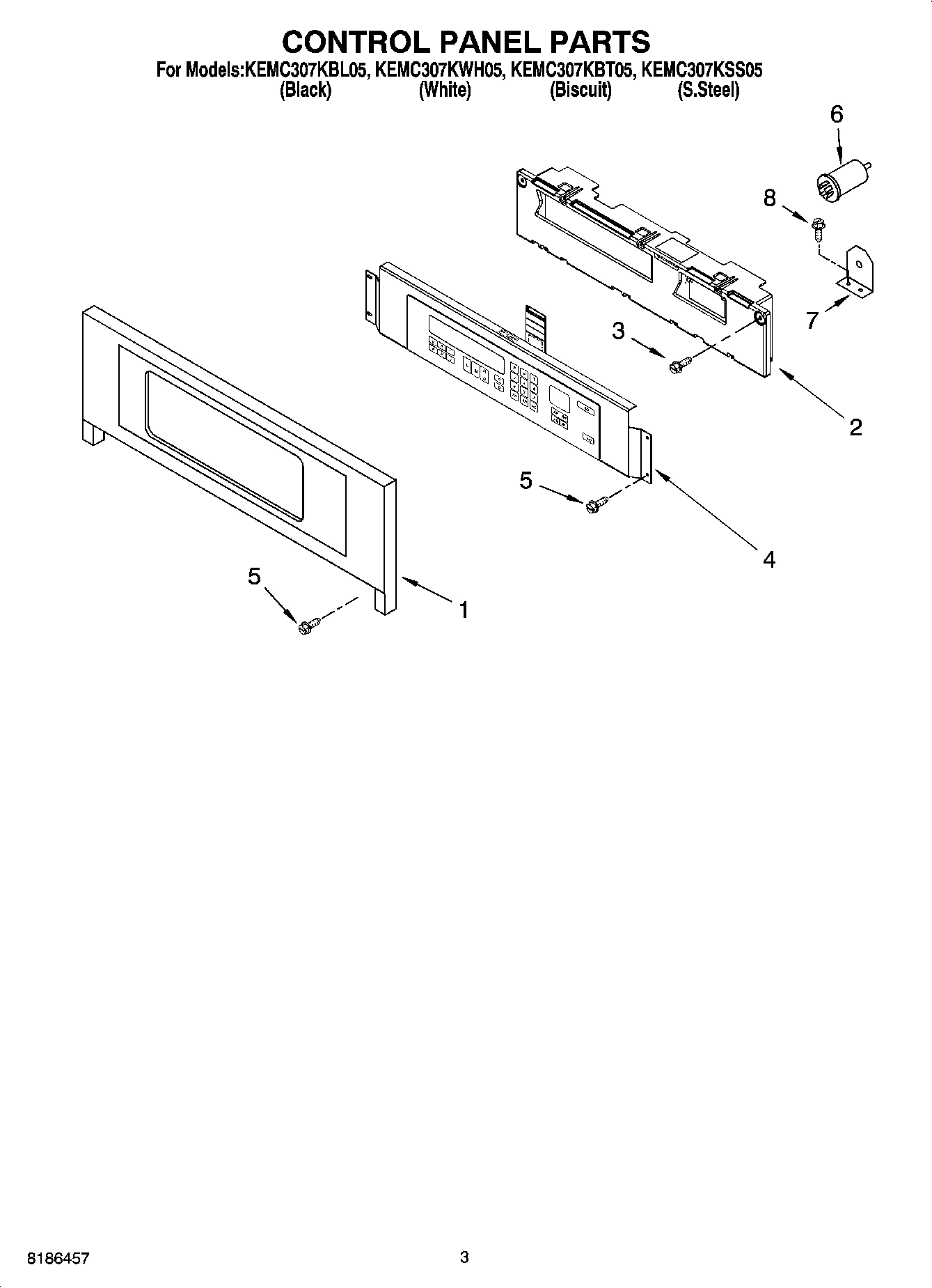 02 - CONTROL PANEL PARTS