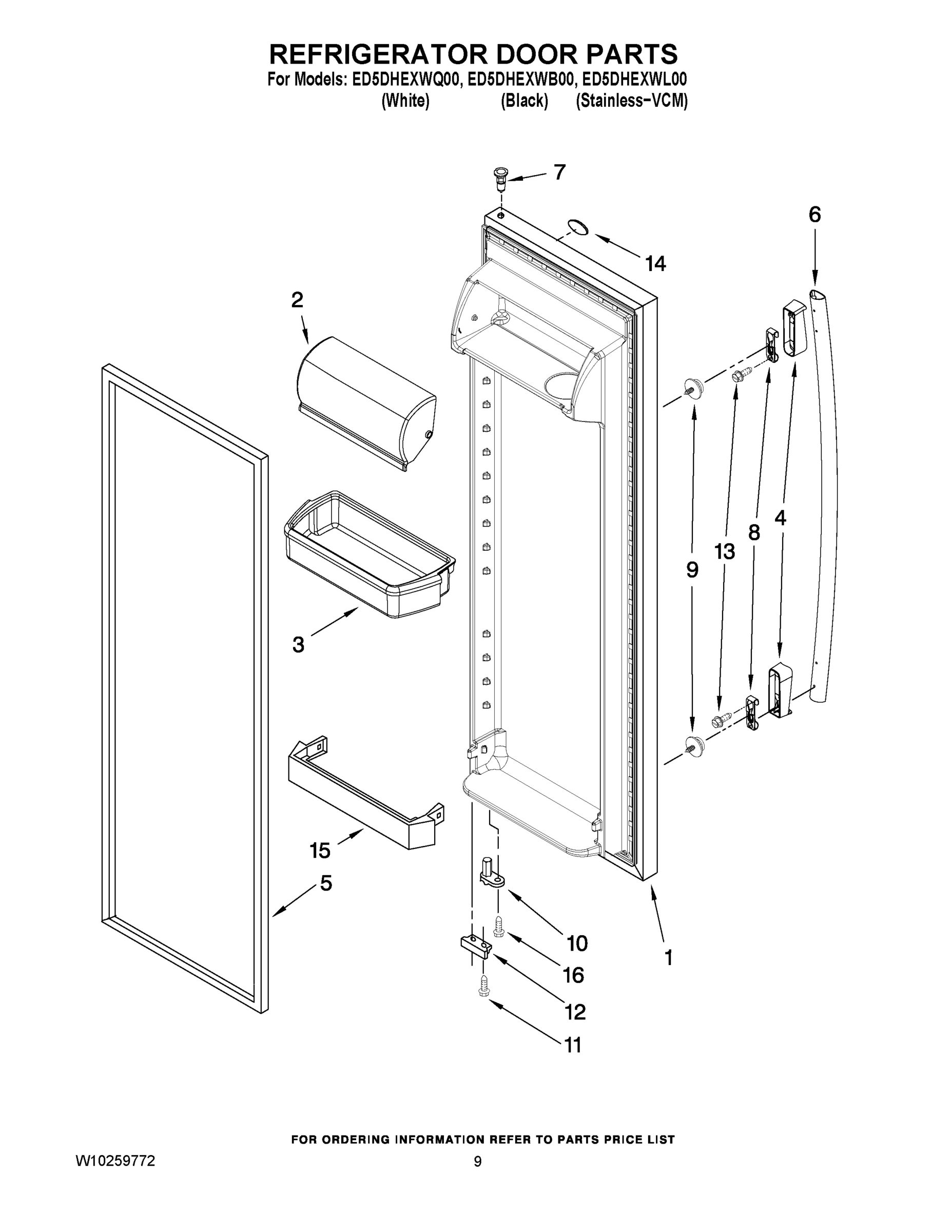06 - REFRIGERATOR DOOR PARTS