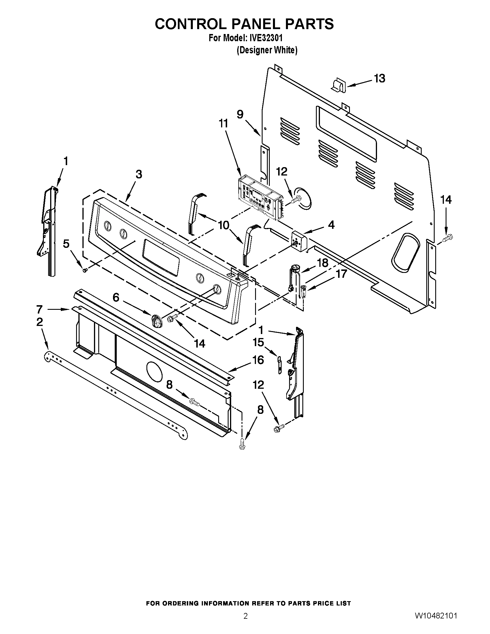 02 - CONTROL PANEL PARTS