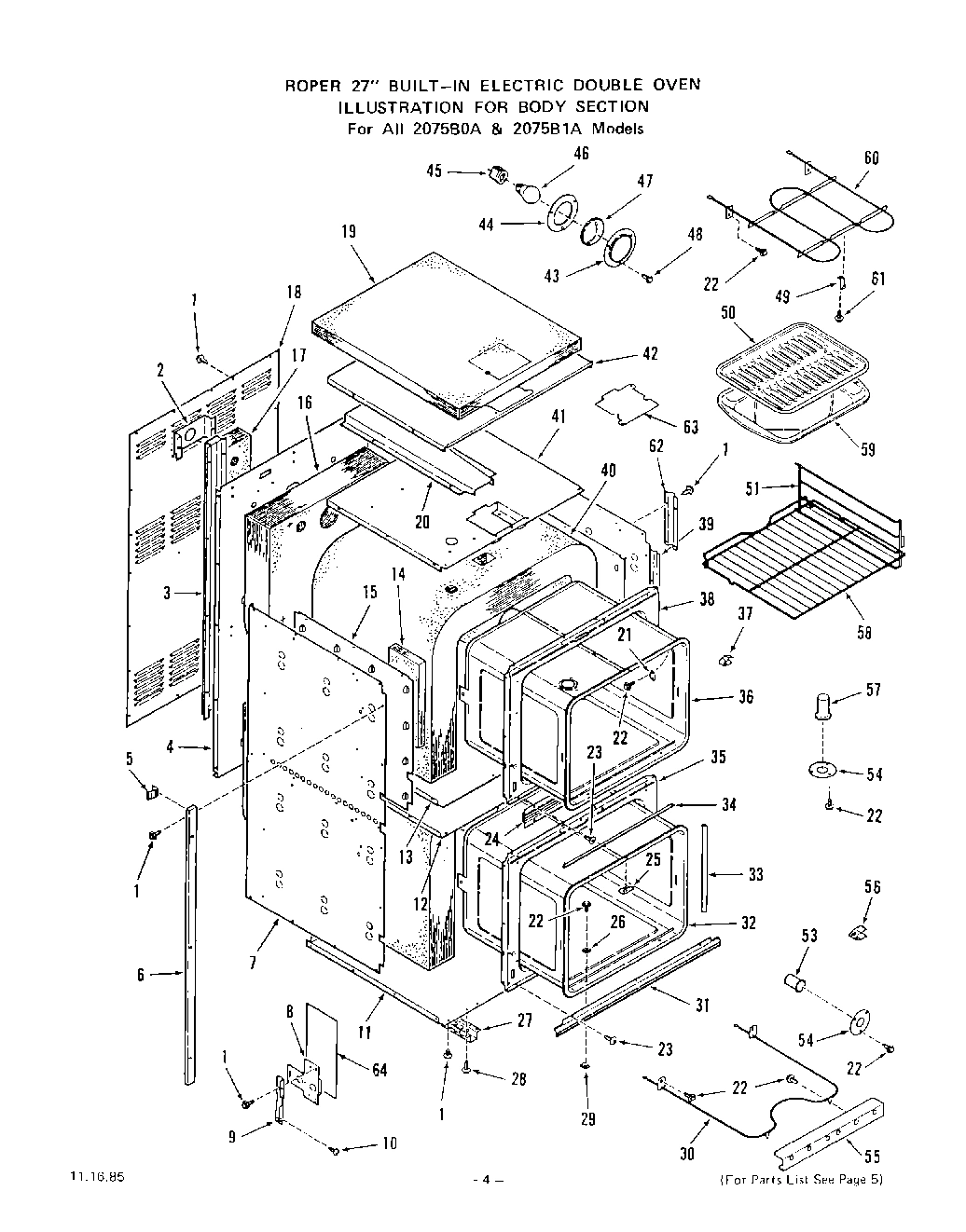 04 - LOWER OVEN DOOR