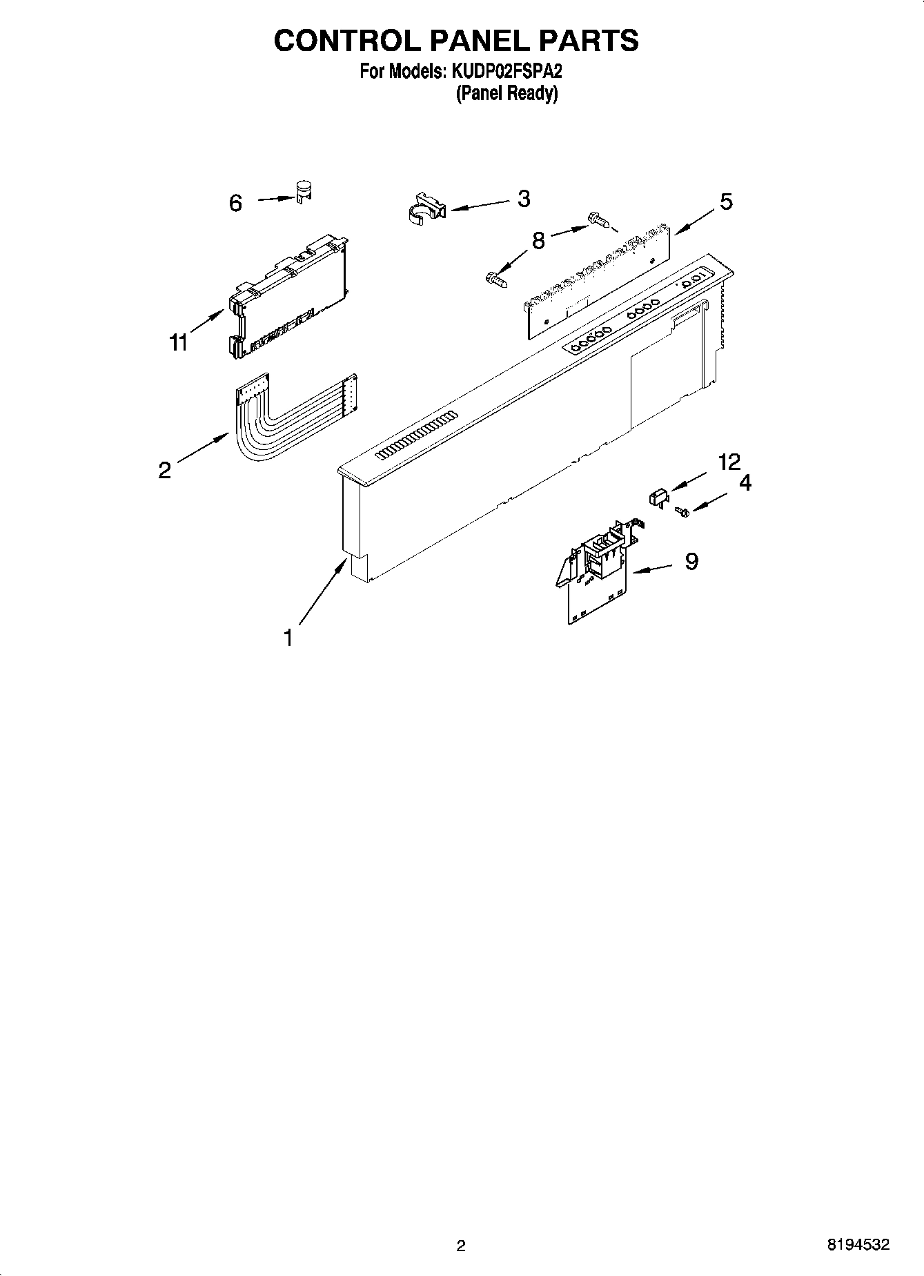 02 - CONTROL PANEL PARTS