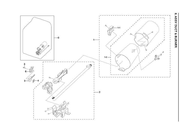 Duct & Burner Assembly