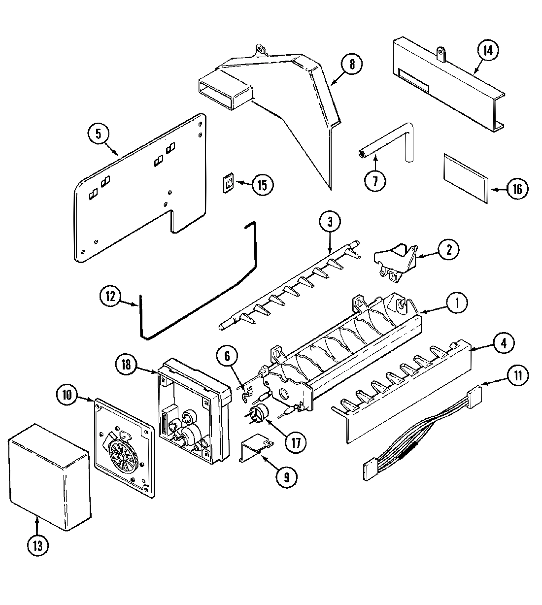 01 - RETROFIT ICE MAKER KIT