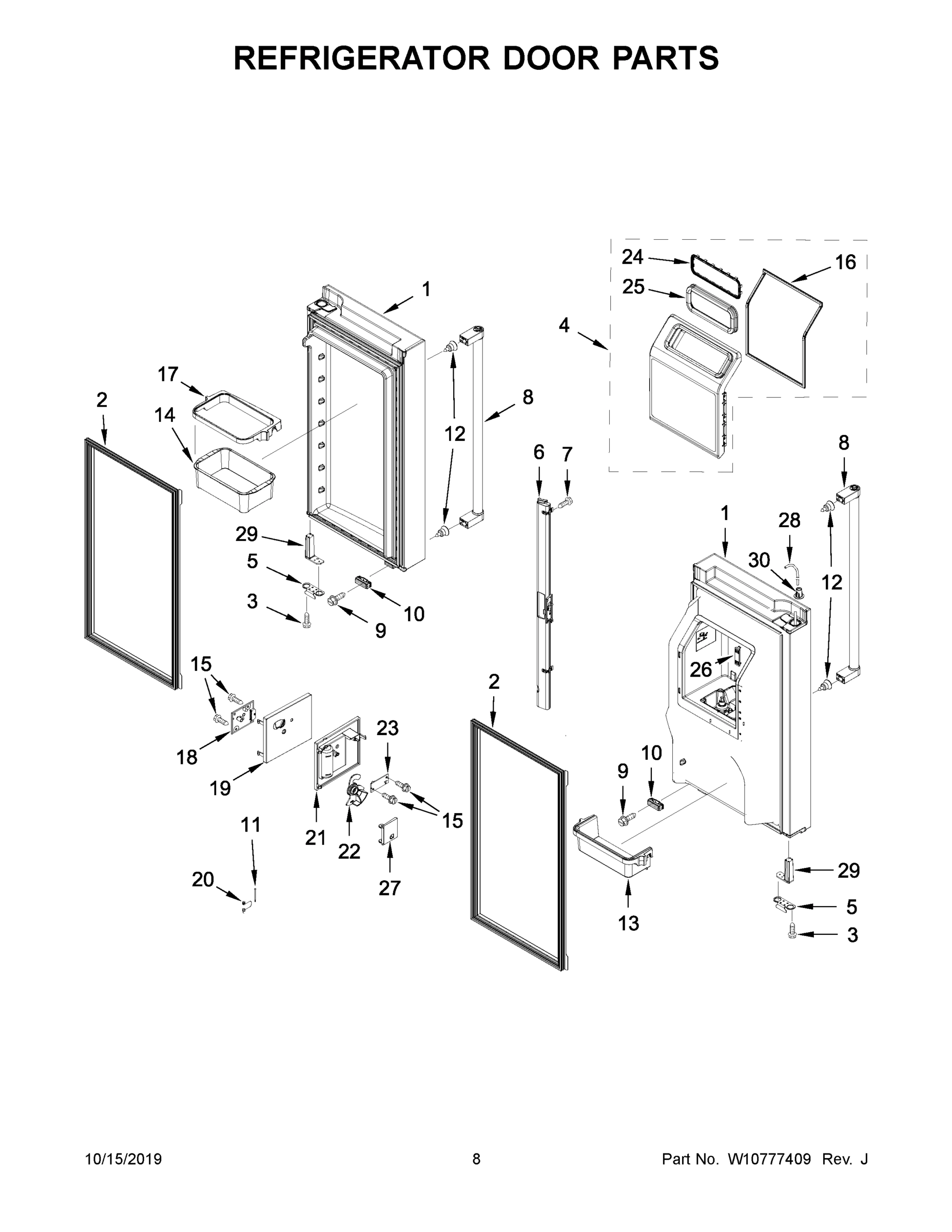 05 - REFRIGERATOR DOOR PARTS