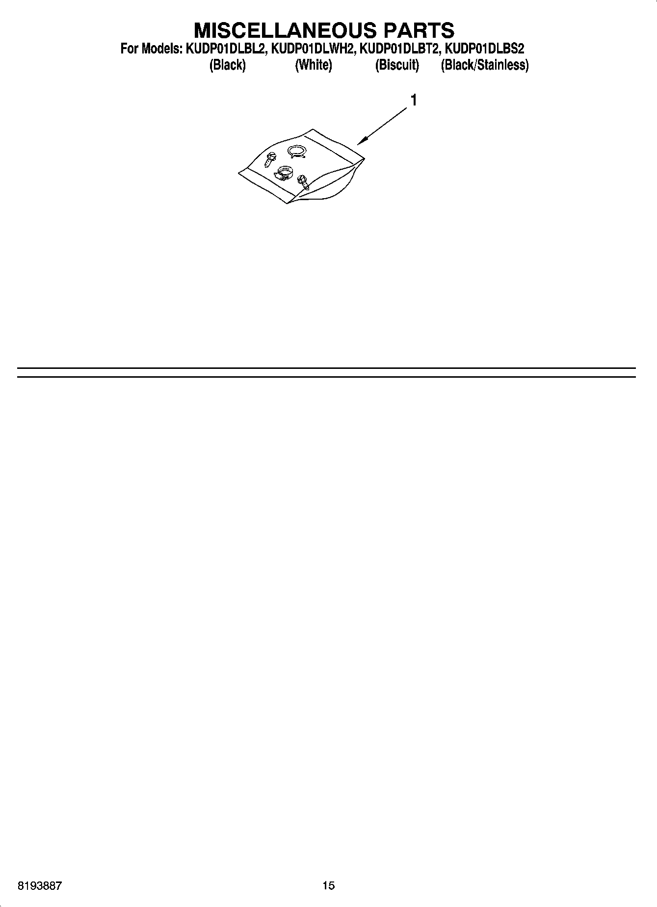 12 - MISCELLANEOUS PARTS OPTIONAL PARTS (NOT INCLUDED)