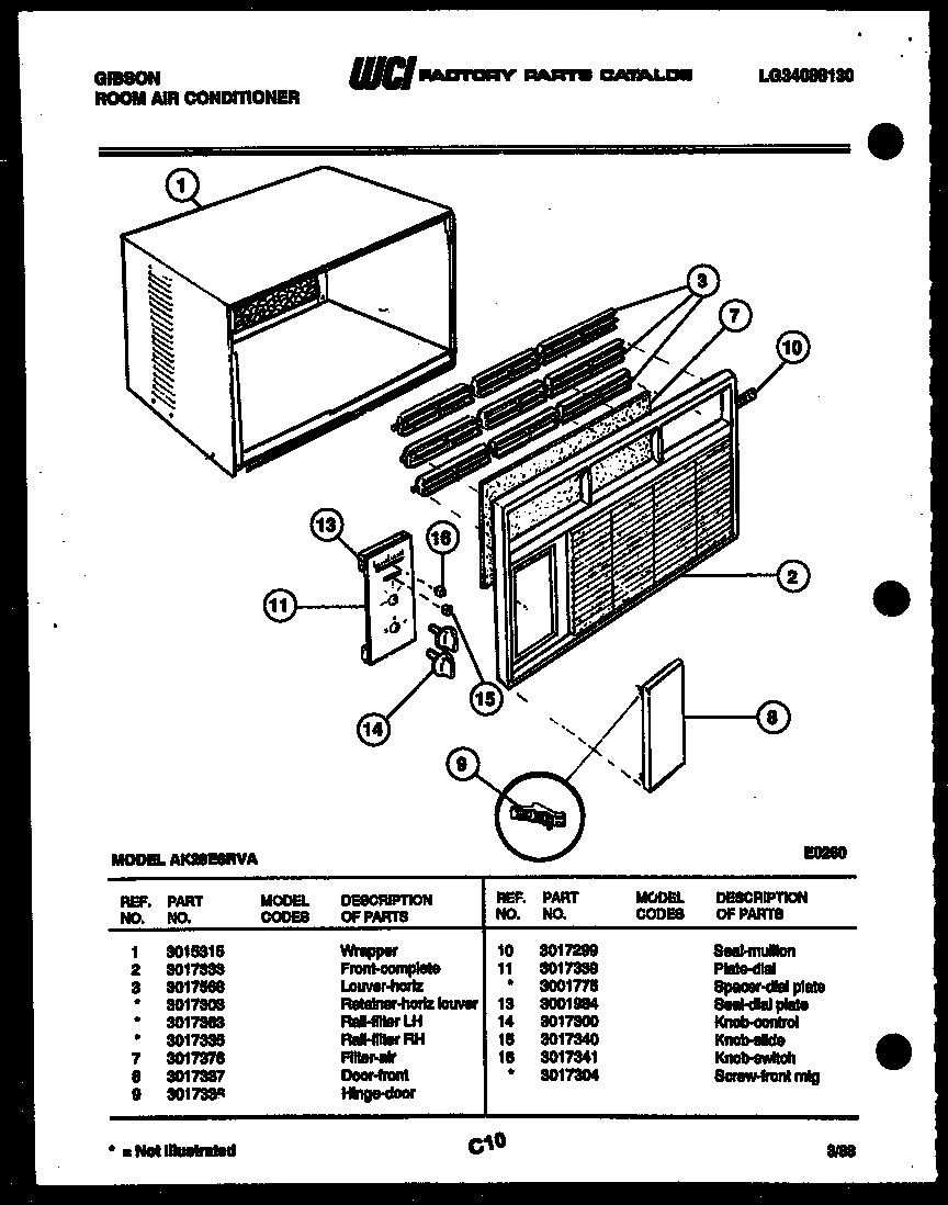 02 - CABINET PARTS