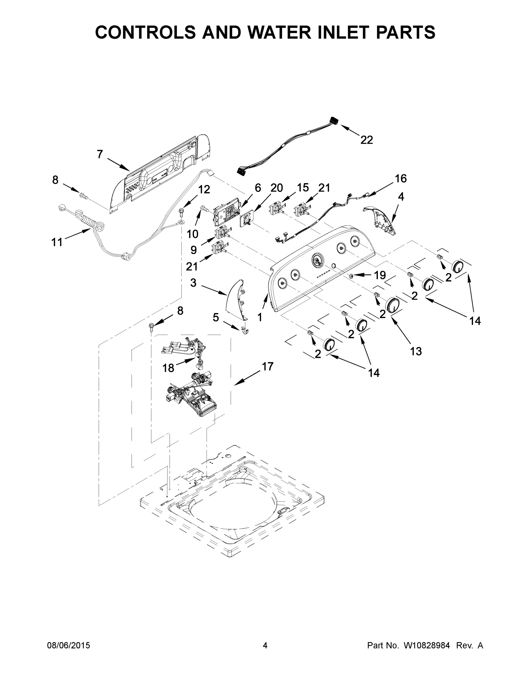 03 - CONTROLS AND WATER INLET PARTS