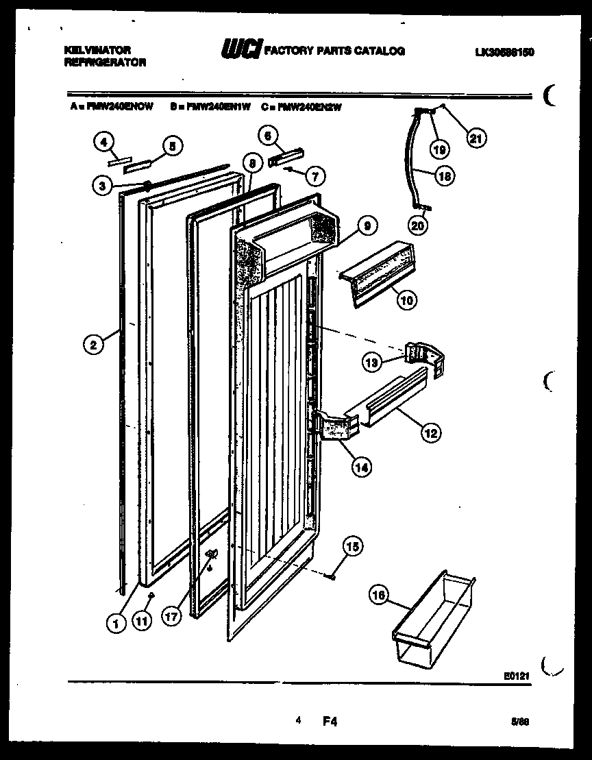 03 - REFRIGERATOR DOOR PARTS