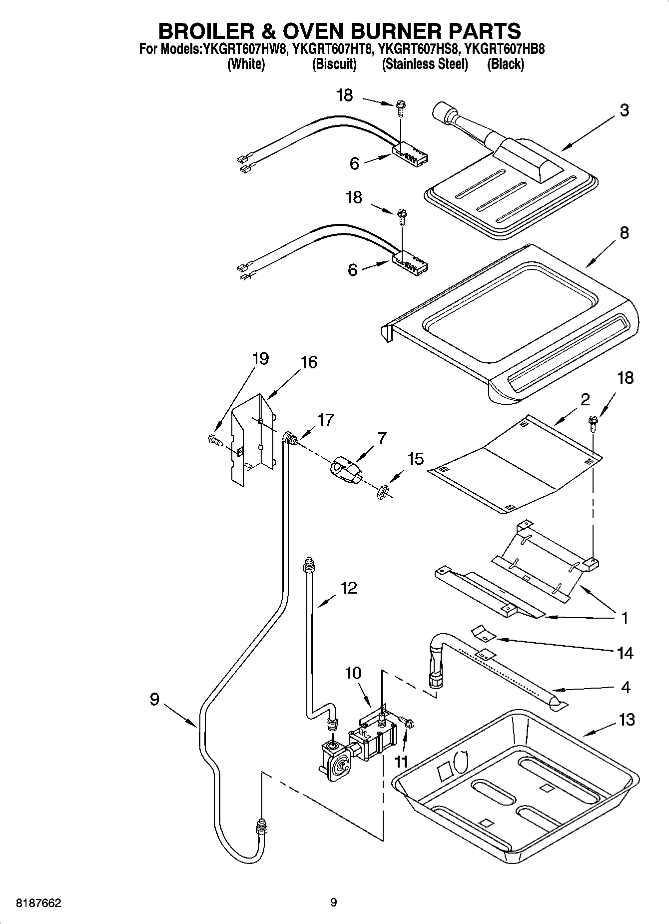 06 - BROILER & OVEN BURNER PARTS