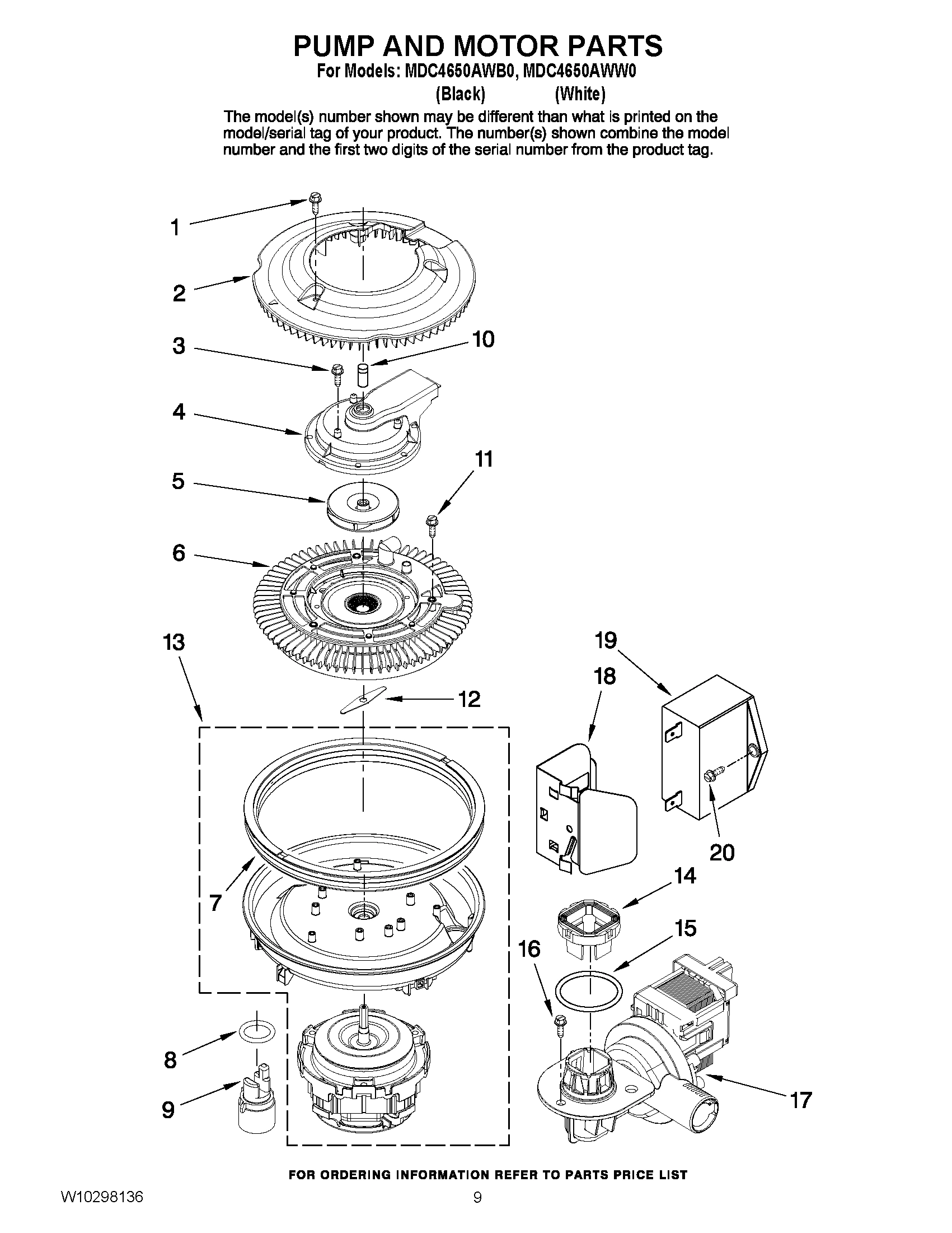 08 - PUMP AND MOTOR PARTS