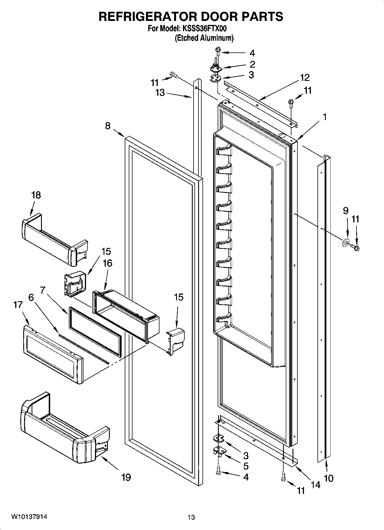 09 - REFRIGERATOR DOOR PARTS