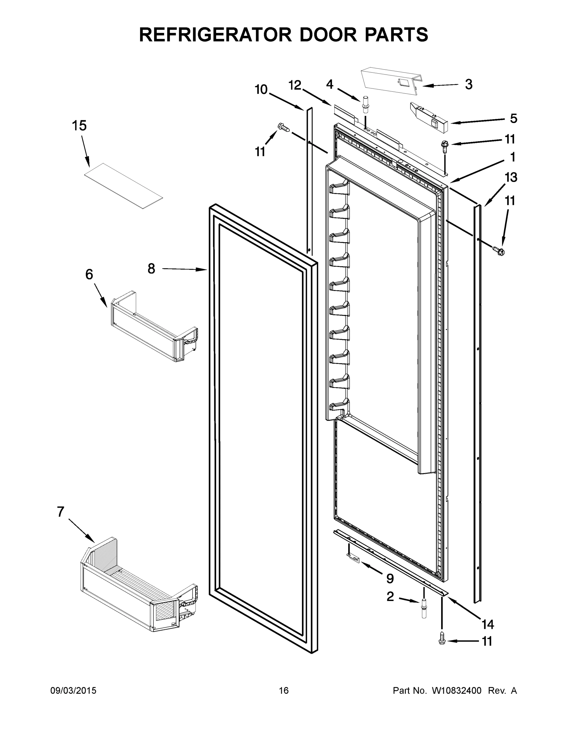 09 - REFRIGERATOR DOOR PARTS