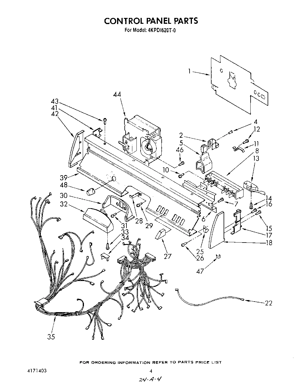 04 - CONTROL PANEL , LITERATURE AND OPTIONAL