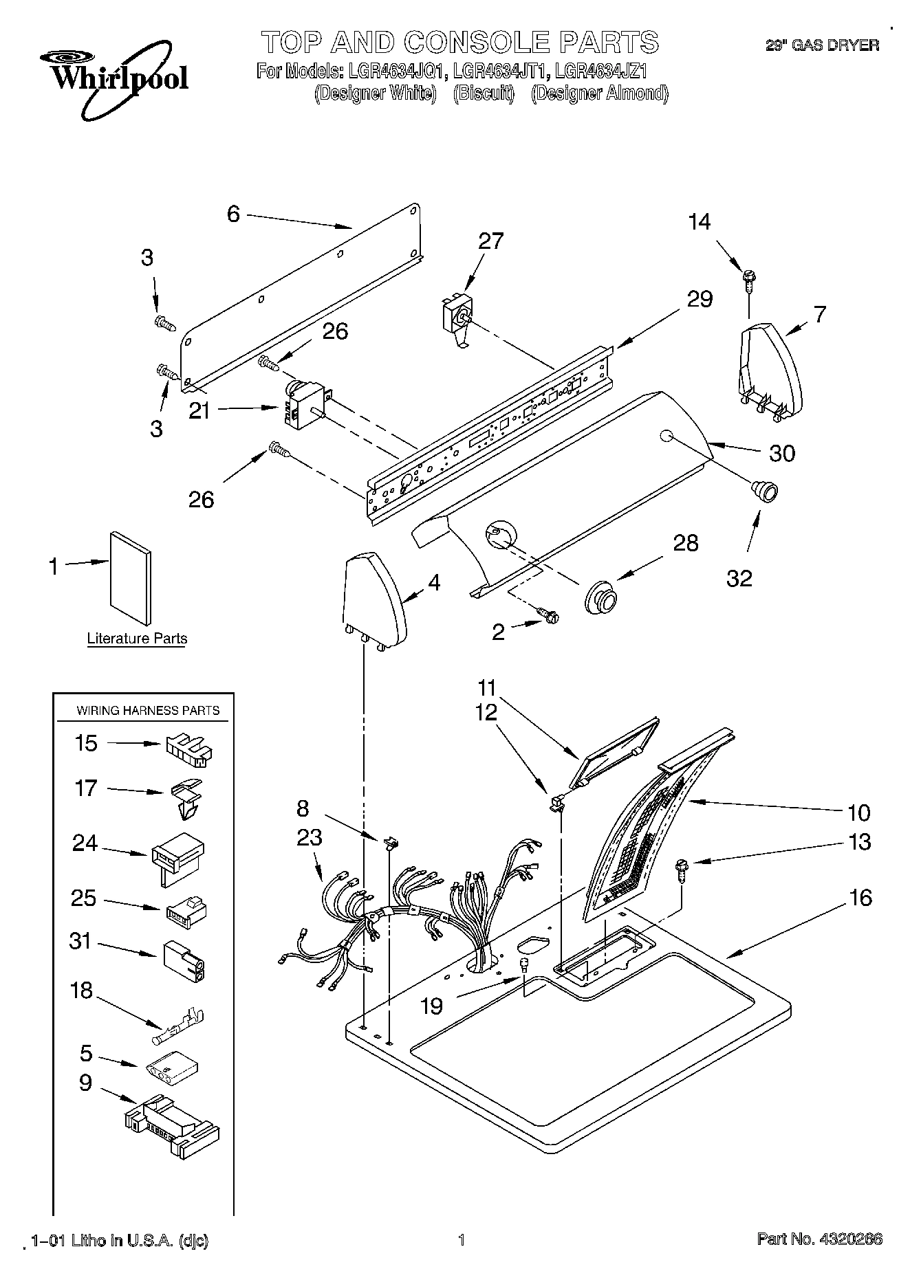 01 - TOP AND CONSOLE, LIT/OPTIONAL