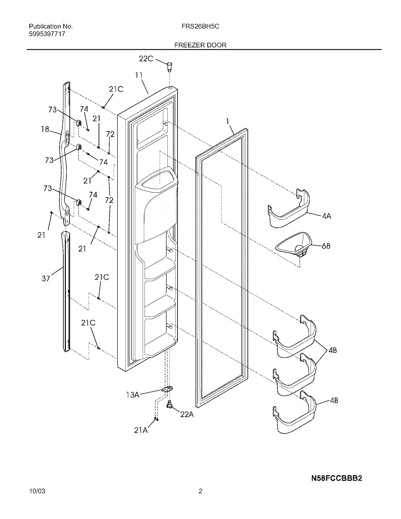 03 - FREEZER DOOR