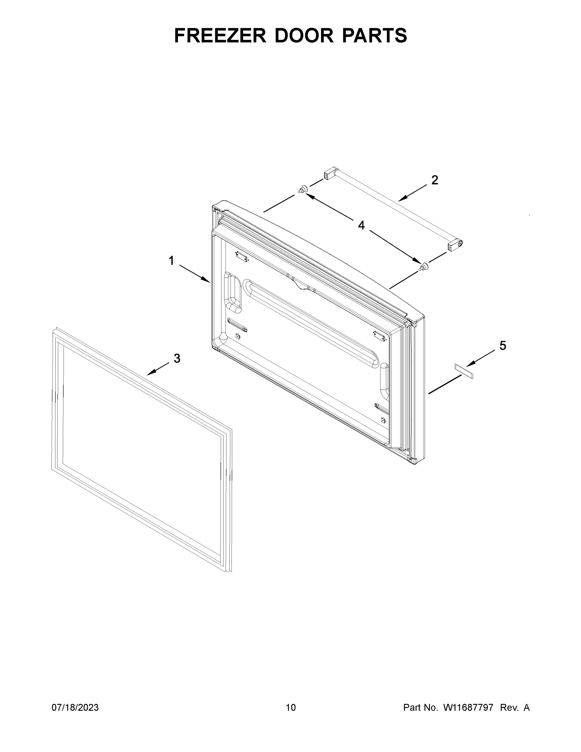 06 - FREEZER DOOR PARTS