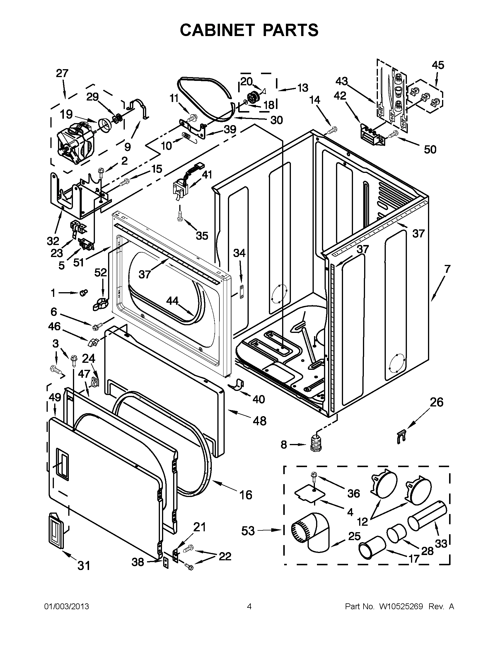 02 - CABINET PARTS