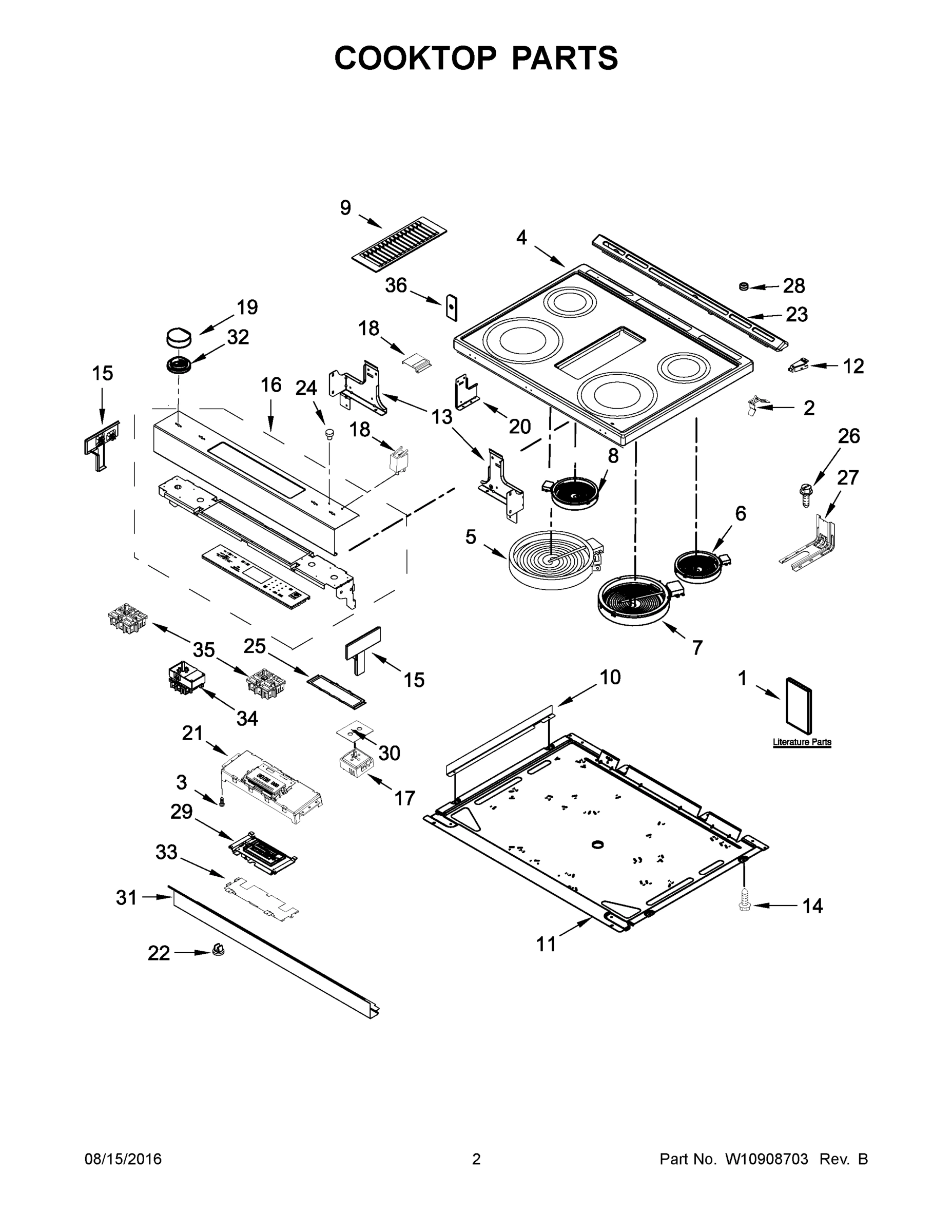 02 - COOKTOP PARTS