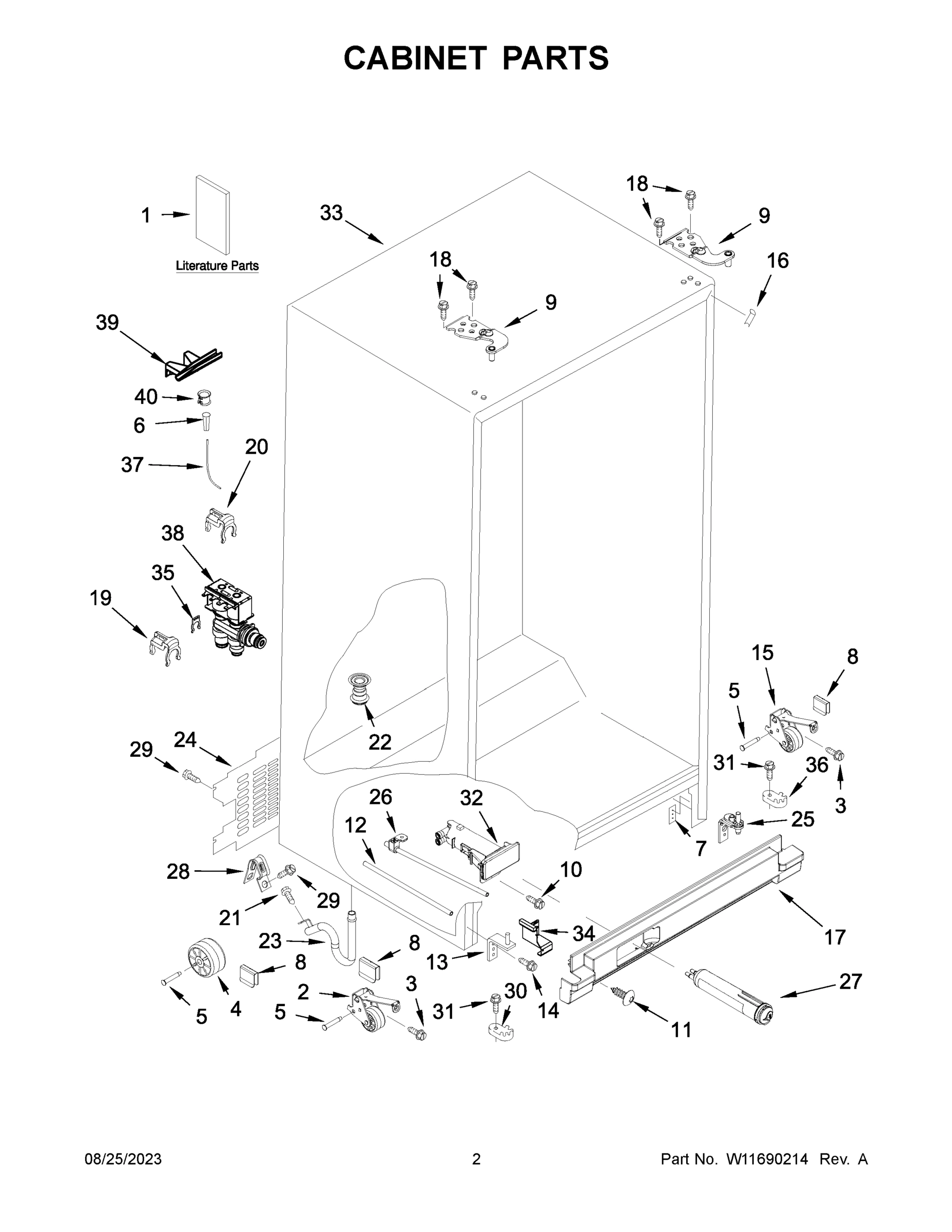 02 - CABINET PARTS