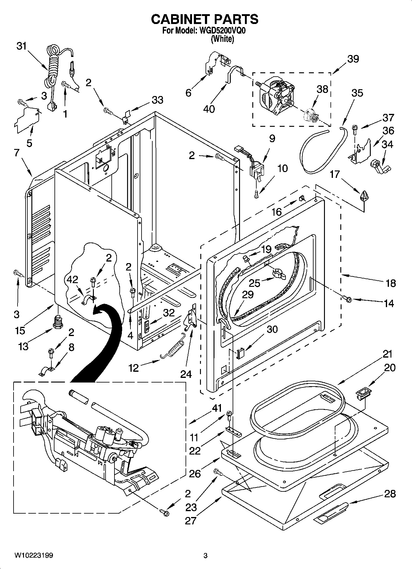 02 - CABINET PARTS