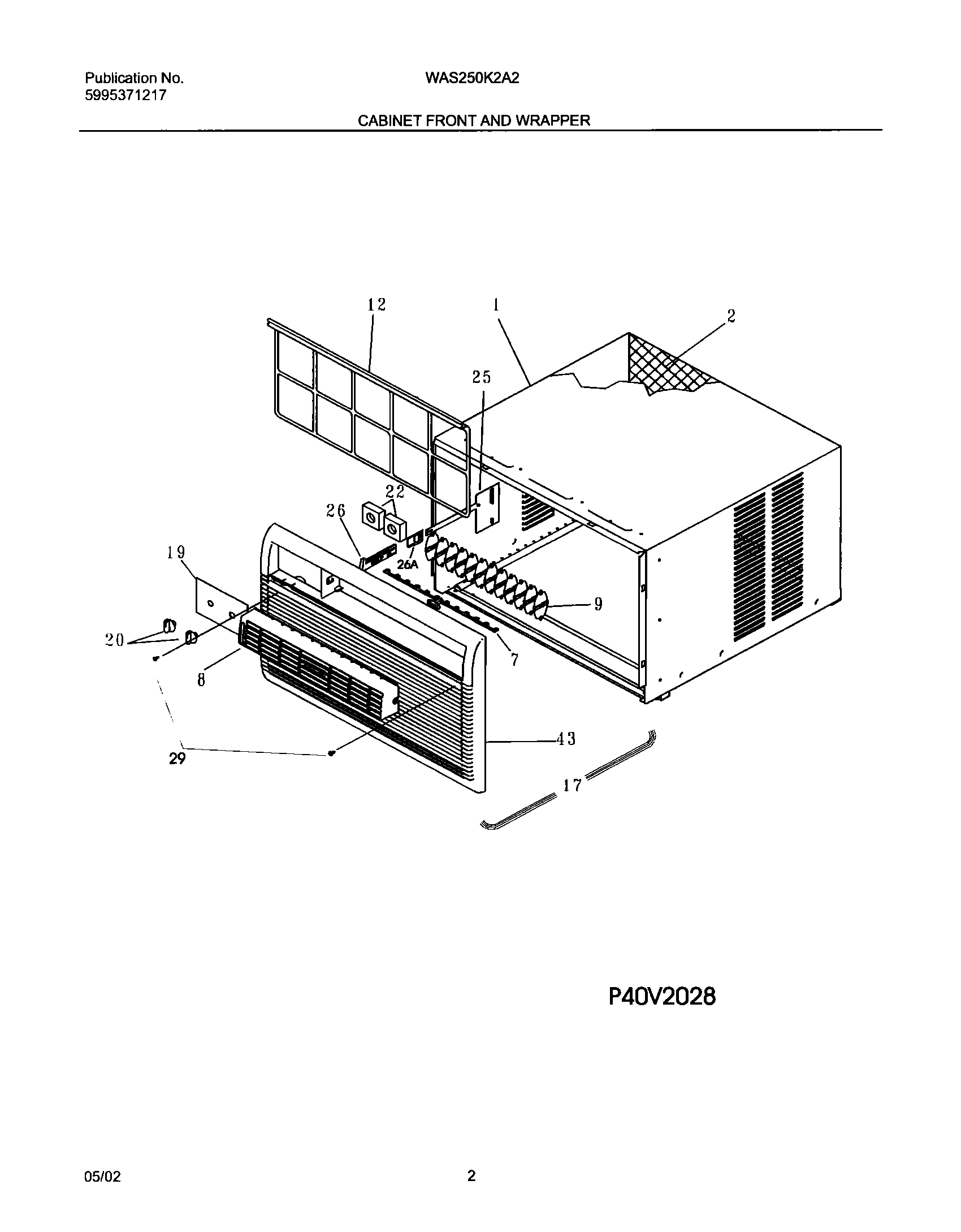03 - CABINET FRONT AND WRAPPER
