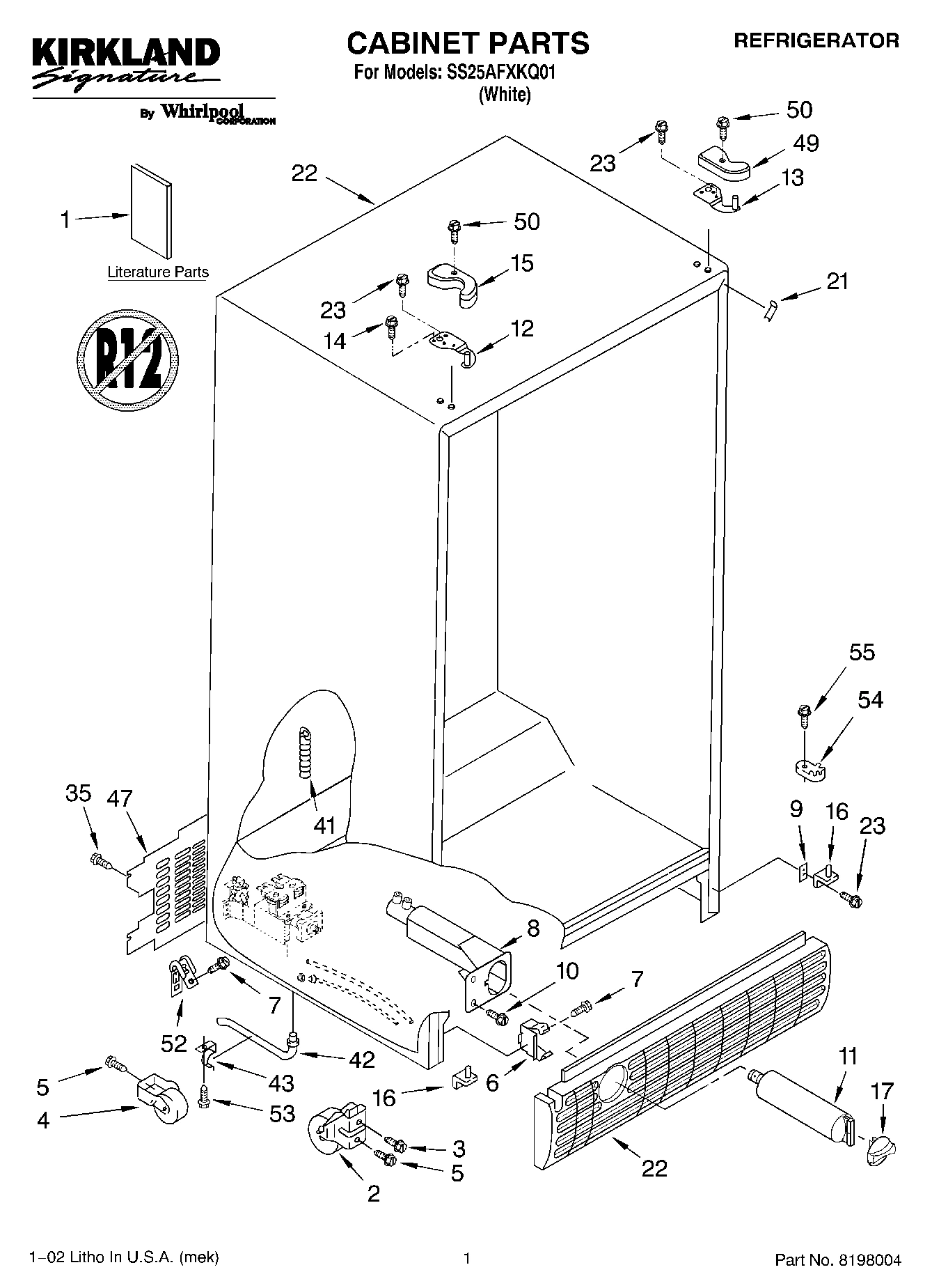 01 - CABINET, LITERATURE