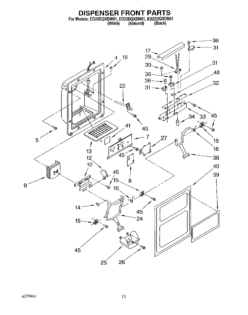 09 - DISPENSER FRONT