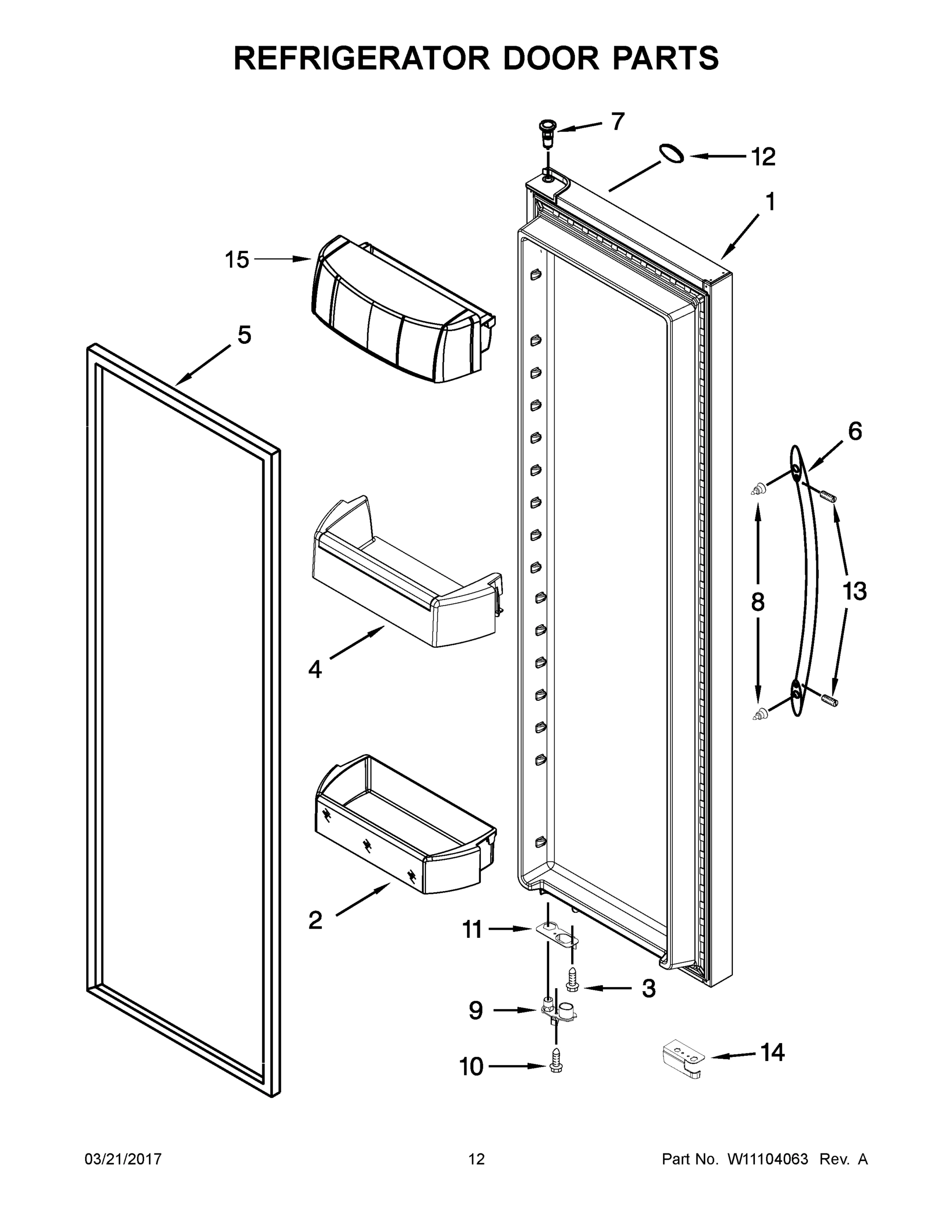 07 - REFRIGERATOR DOOR PARTS