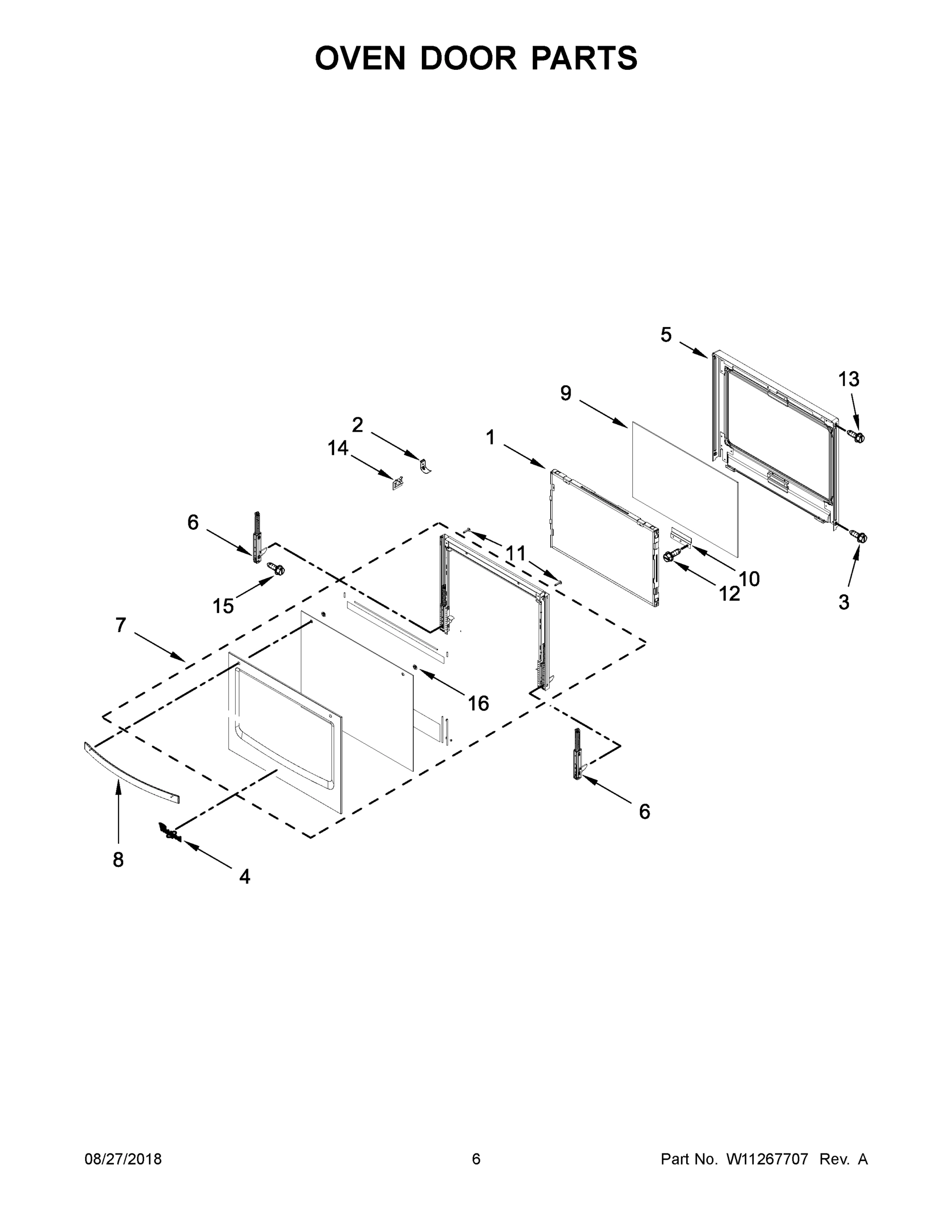 04 - OVEN DOOR PARTS