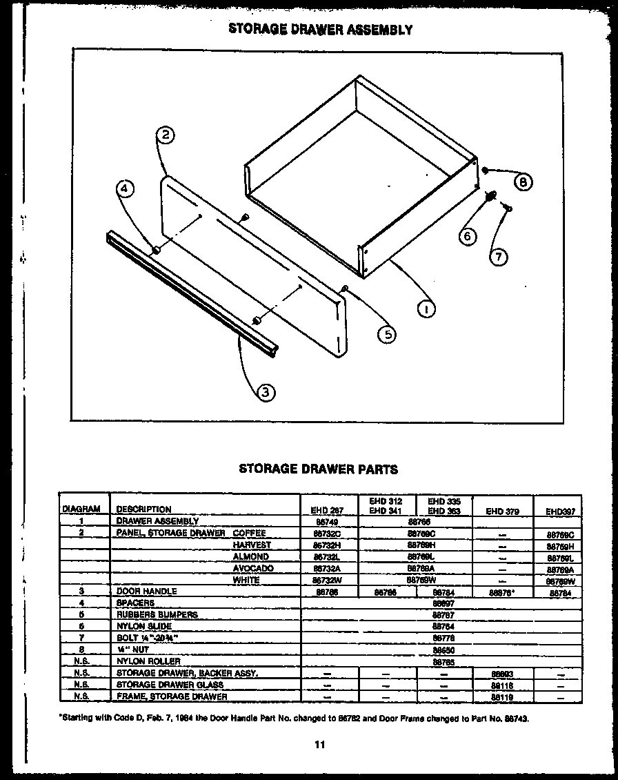 06 - STORAGE DRAWER ASSY