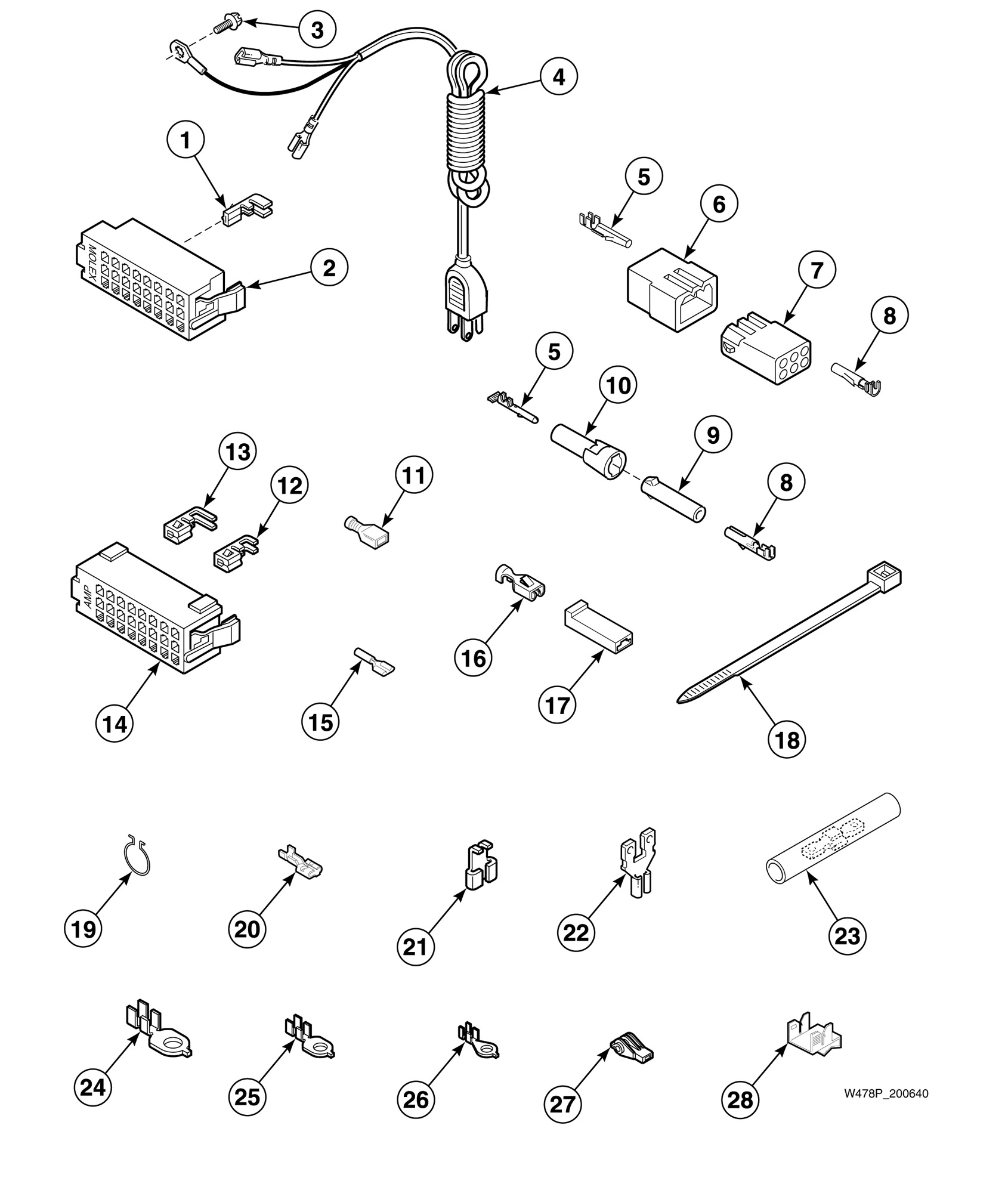 Power Cord and Wire Terminals