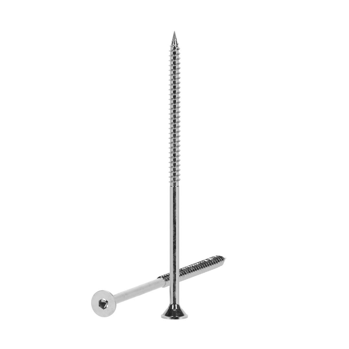 ZENITH® 14G x 150mm 304 Stainless Steel, Self Drilling, Internal Hex Drive, Bugle Batten Screws – External Use – 25 Pack
